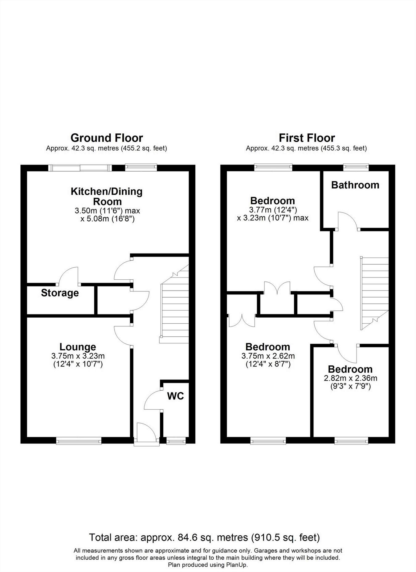 3 Bedrooms Terraced house for sale in Maylin Close, Hitchin, Hertfordshire SG4