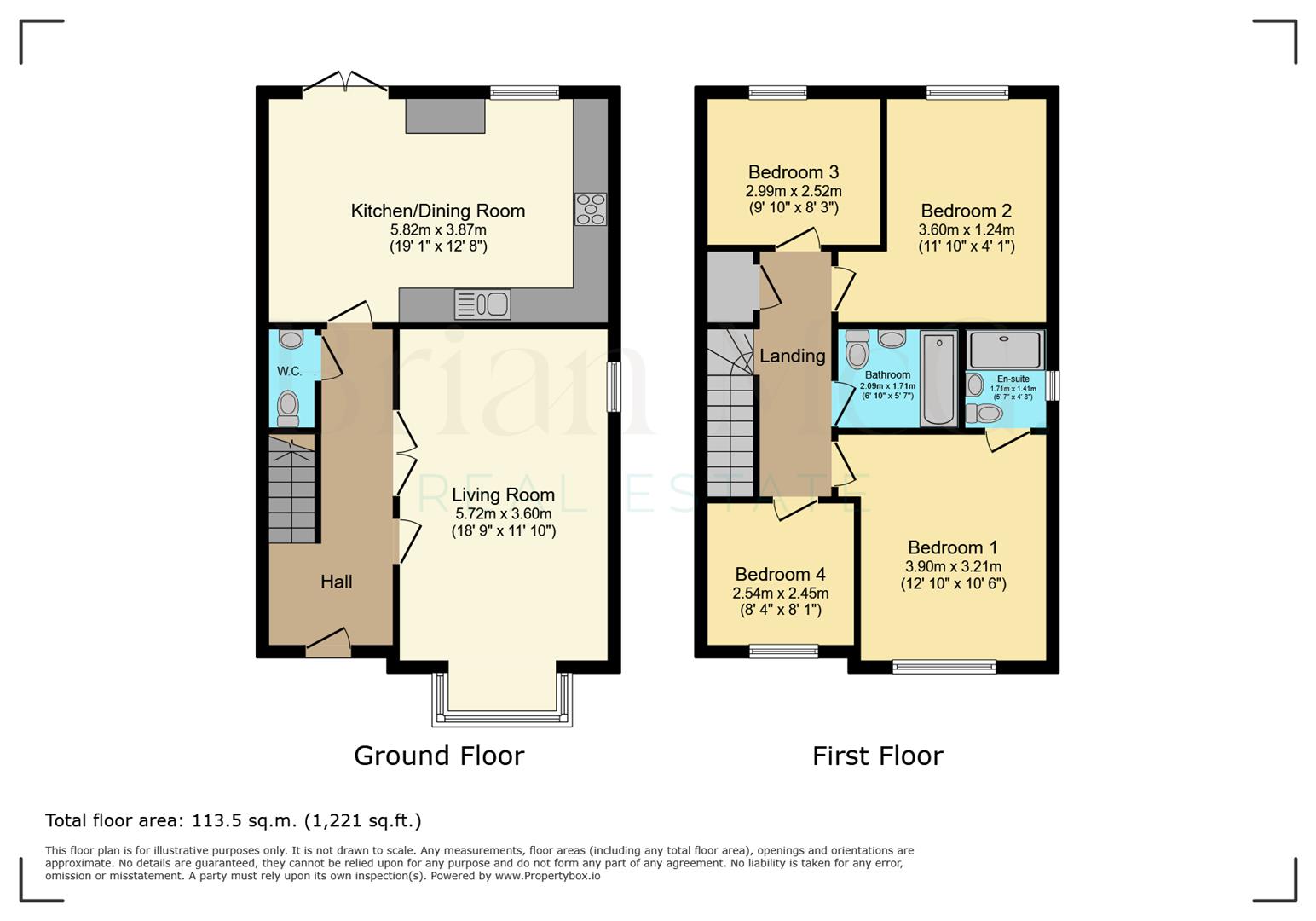 1, Parsons Close, Rugby floorplan