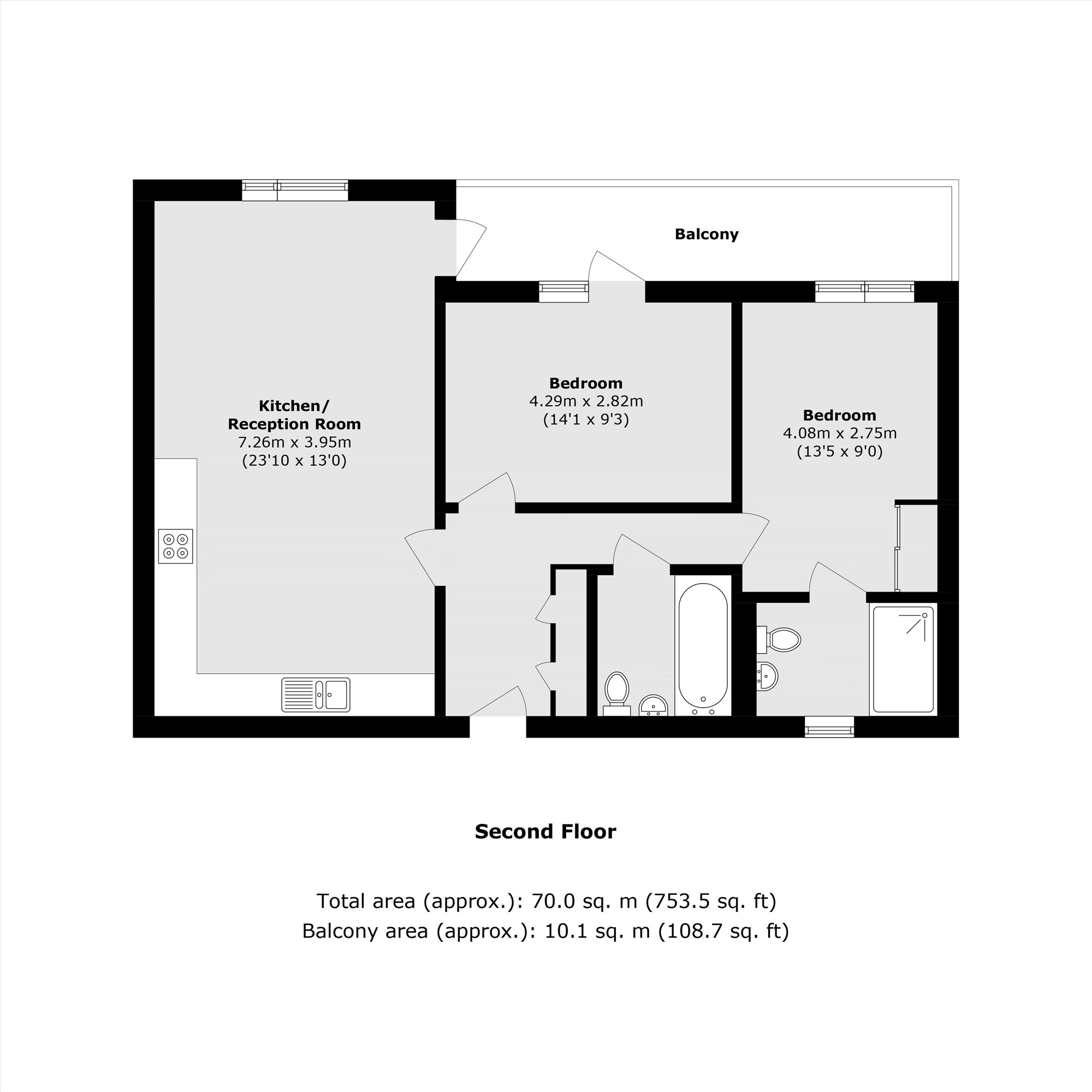 Boyson Road, London floorplan