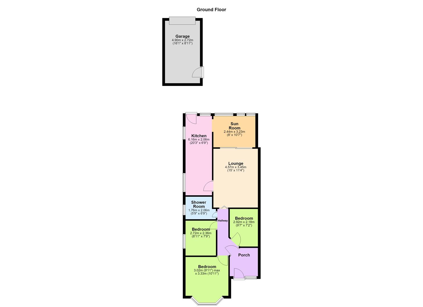 18, Boyne Road, Birmingham floorplan
