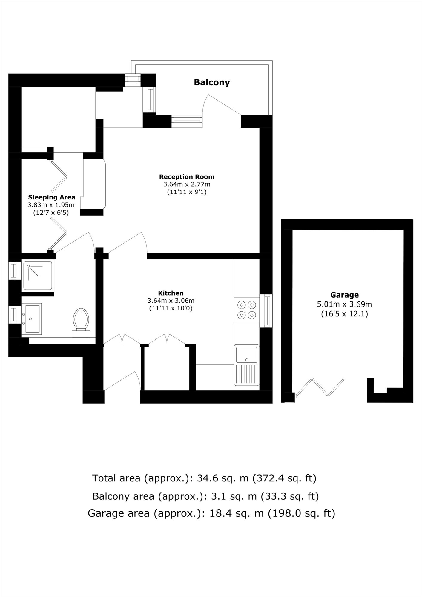 Burr Close, London floorplan