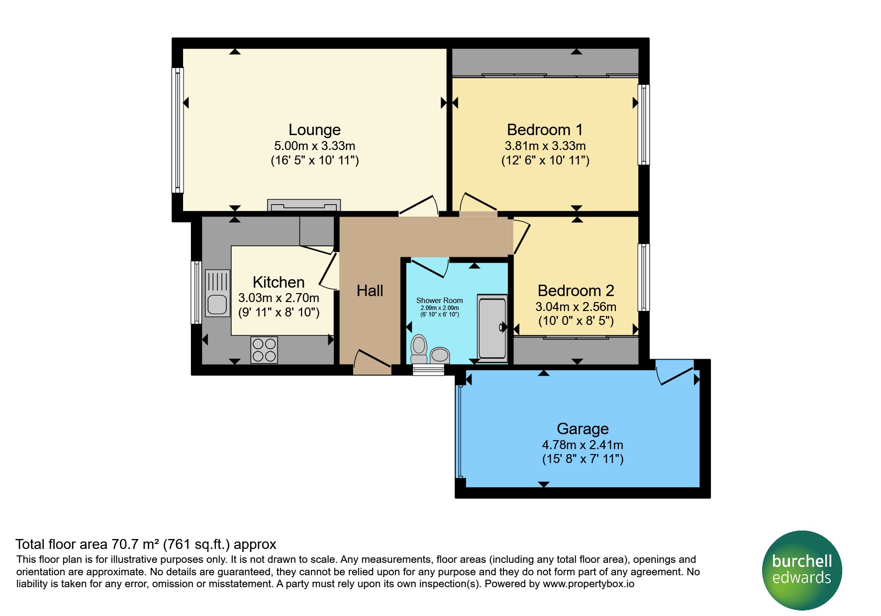 9, Ash Mount Road, Nottingham floorplan