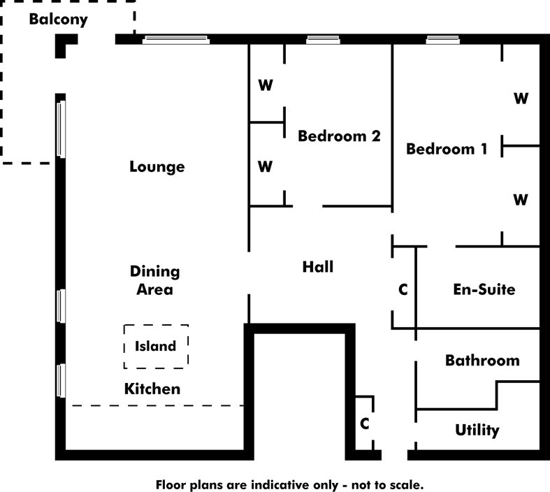 2 Bedrooms Flat to rent in Dunlop Street, Glasgow G1