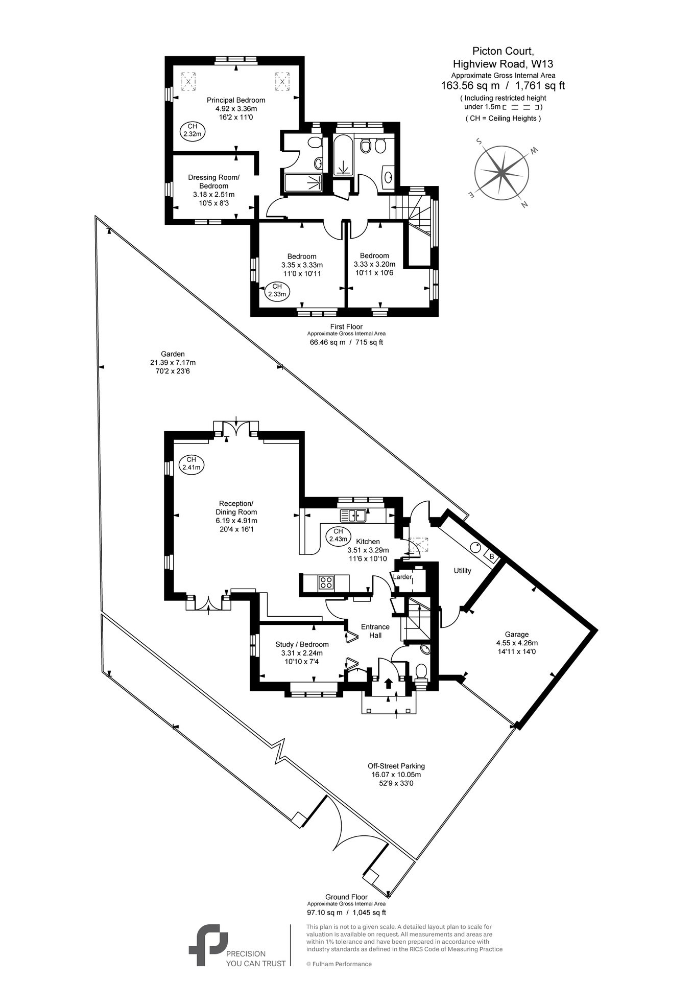 1 Picton Court, Ealing floorplan