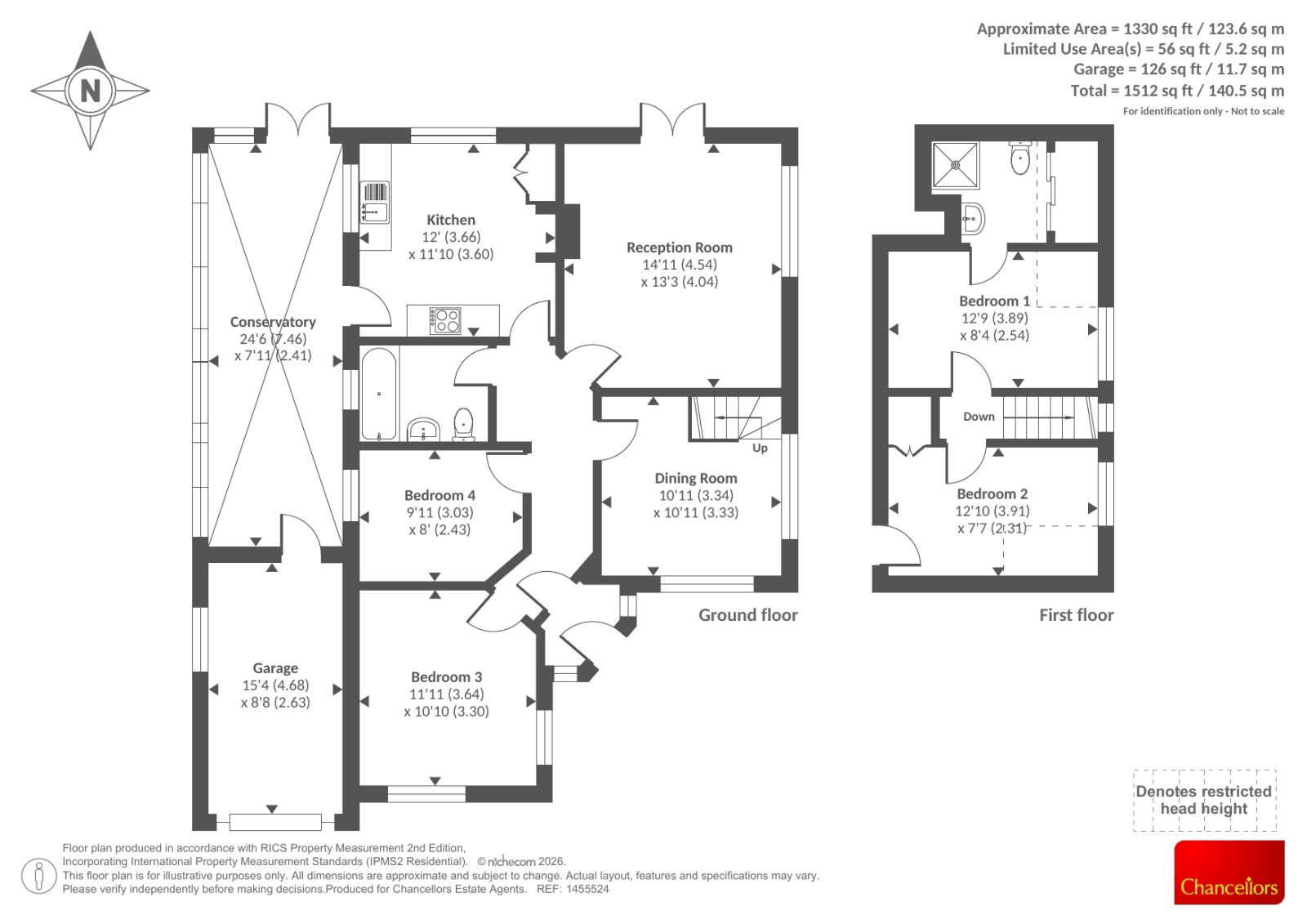 South Winds,, South Winds, Witney floorplan