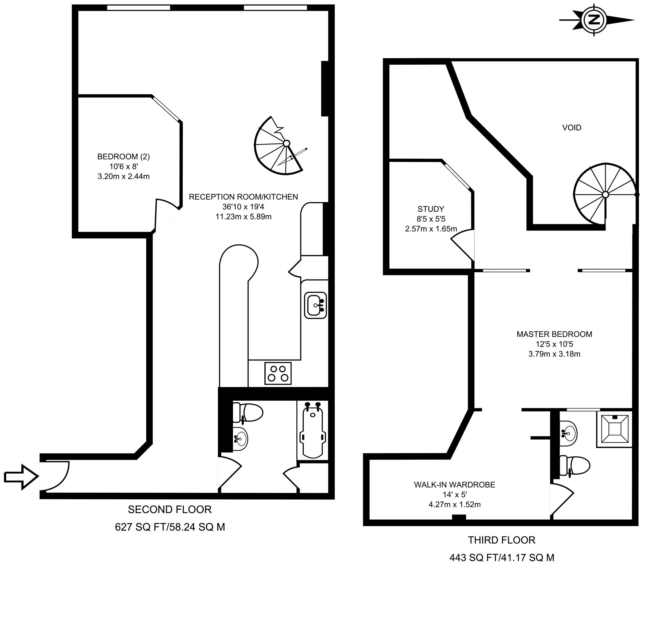 2 Bedrooms Flat to rent in Fairfield Road, Bow E3