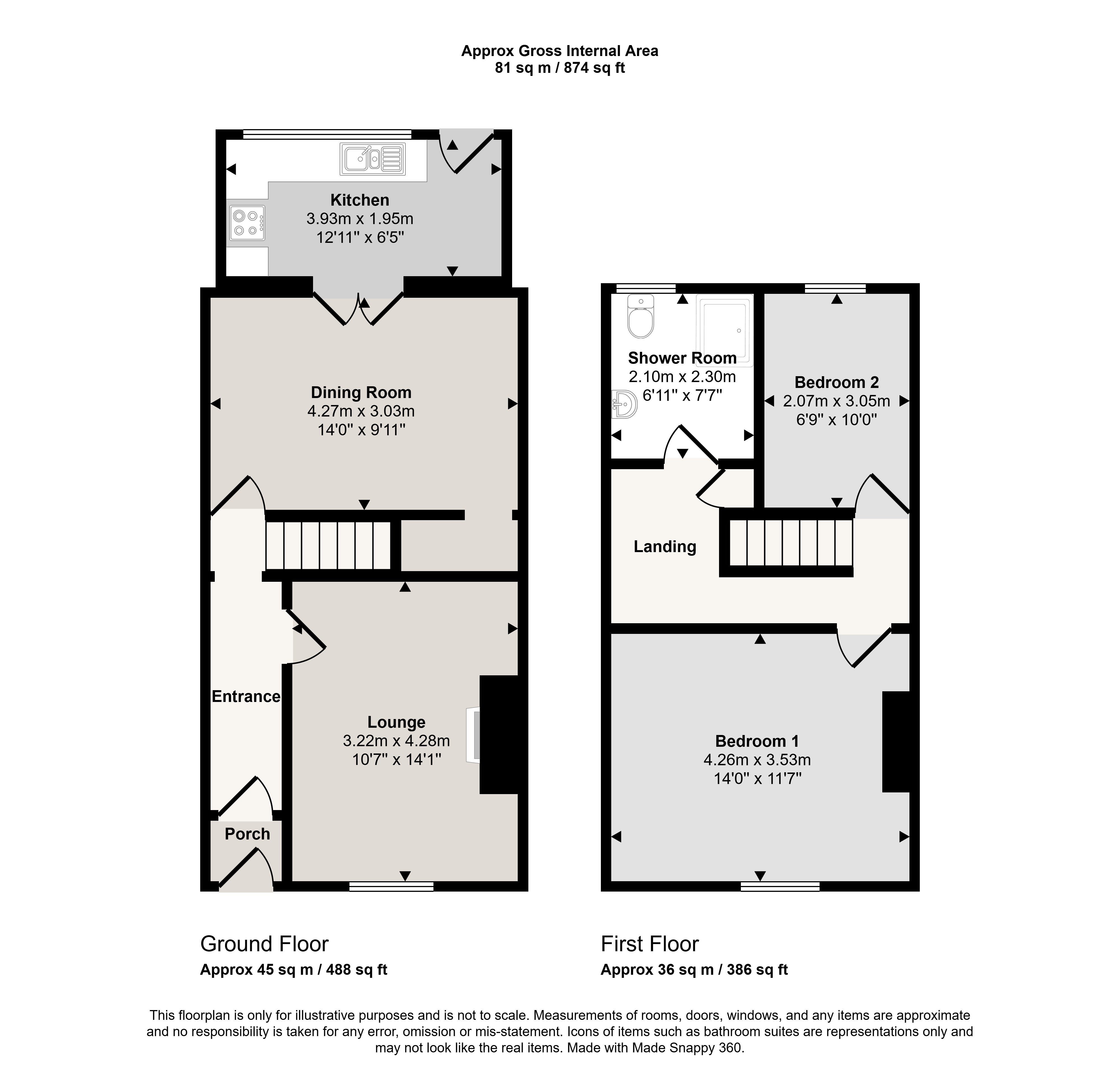 128, Tyldesley Road, Manchester floorplan