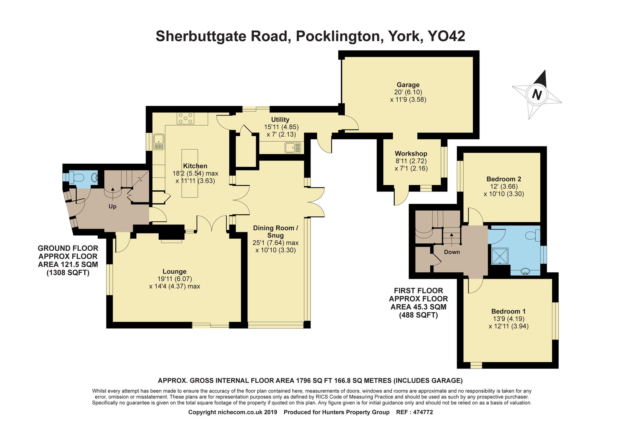 2 Bedrooms Detached house for sale in Sherbuttgate Road, Pocklington, York YO42