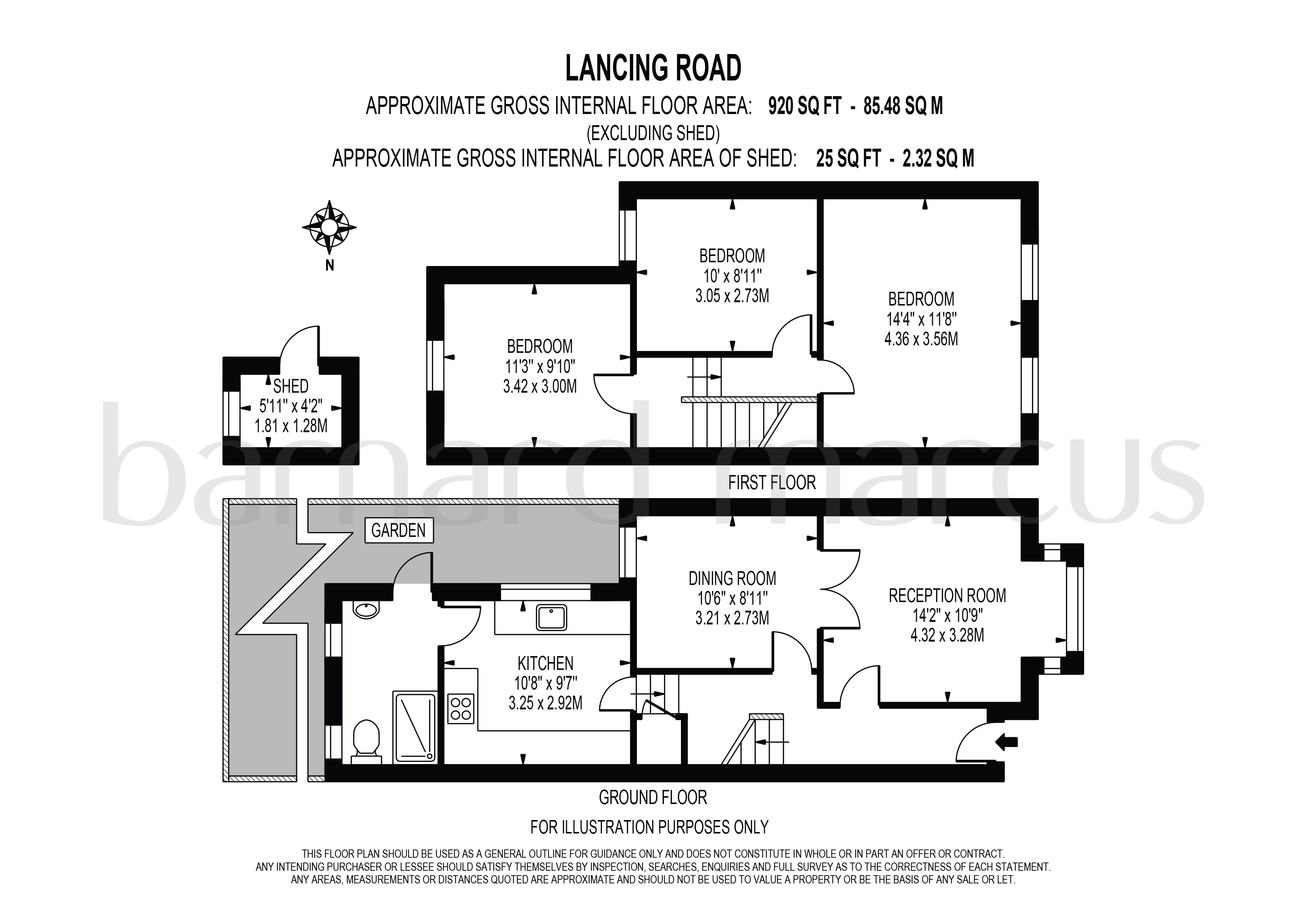 2, Lancing Road, CROYDON floorplan