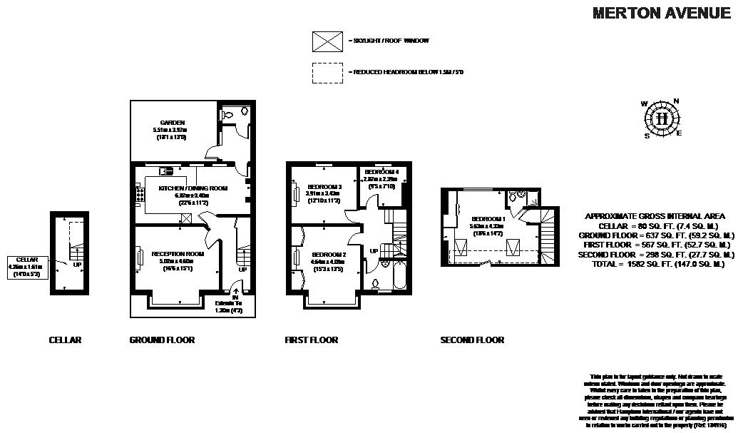 4 Bedrooms Terraced house to rent in Merton Avenue, London W4