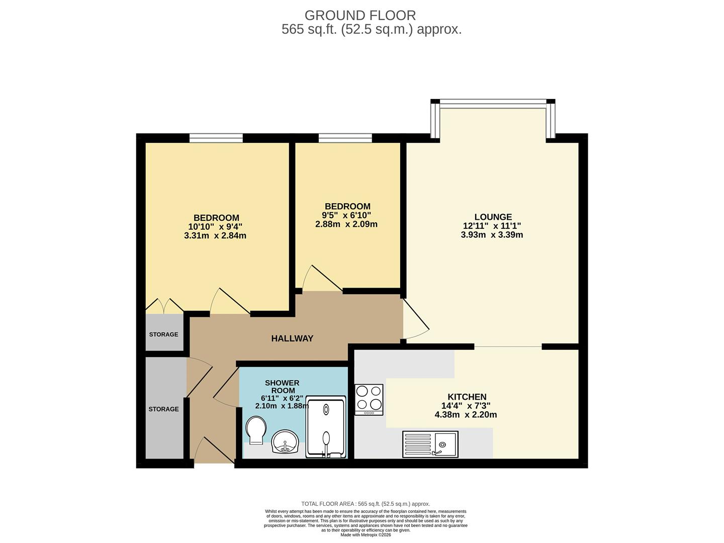 6, St Marys Mews, Greenshaw Drive, York floorplan