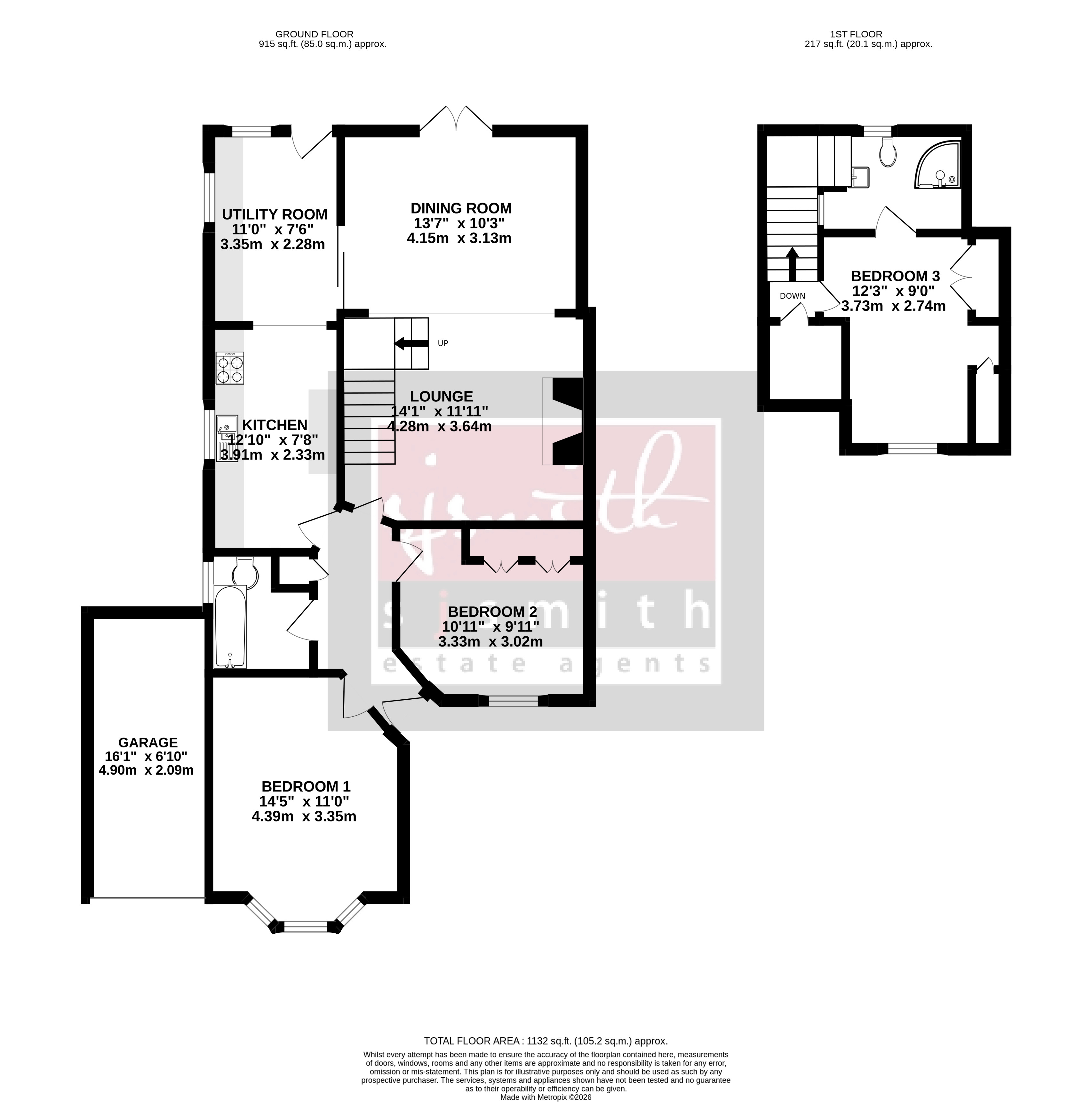 Room 2, 16, Ripley Avenue, Egham floorplan