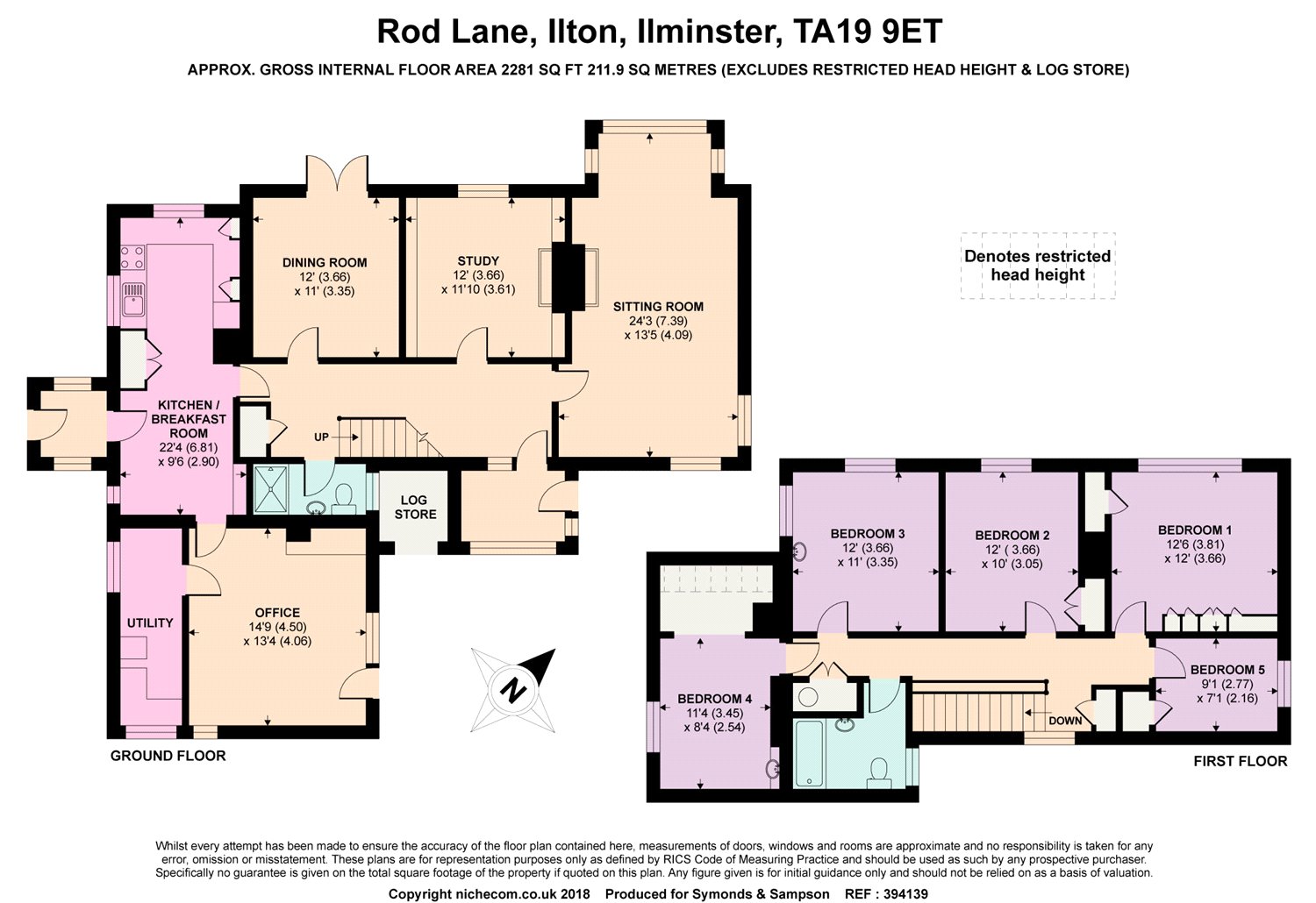 5 Bedrooms Detached house for sale in Rod Lane, Ilton, Ilminster, Somerset TA19