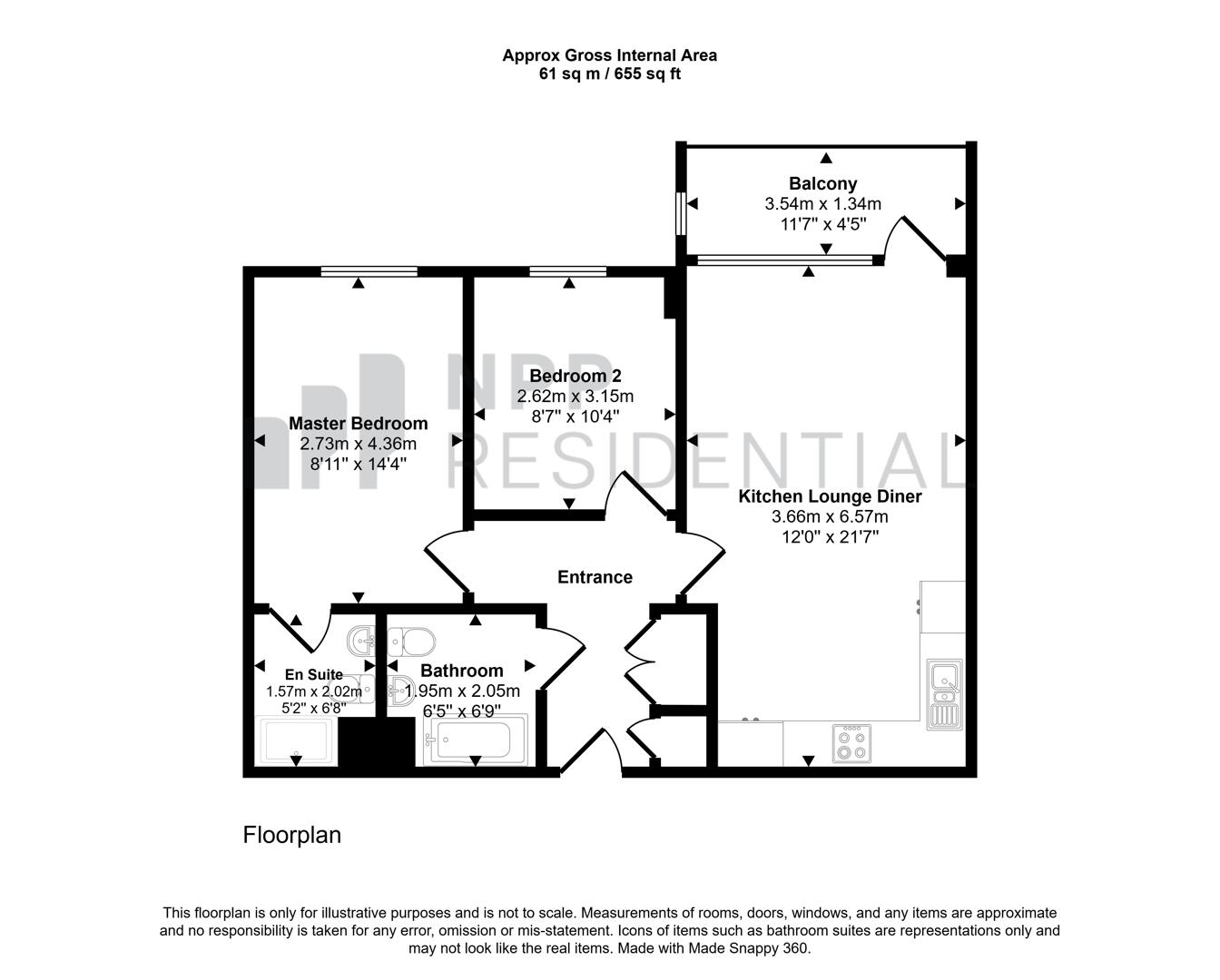 41 Potato Wharf, Manchester floorplan