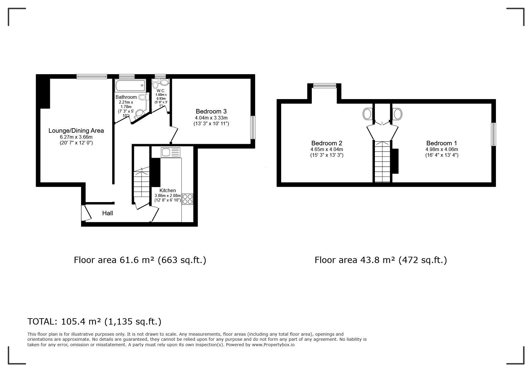 Flat 6, Lilliput Court,, The Broadway, Isle of Wight floorplan