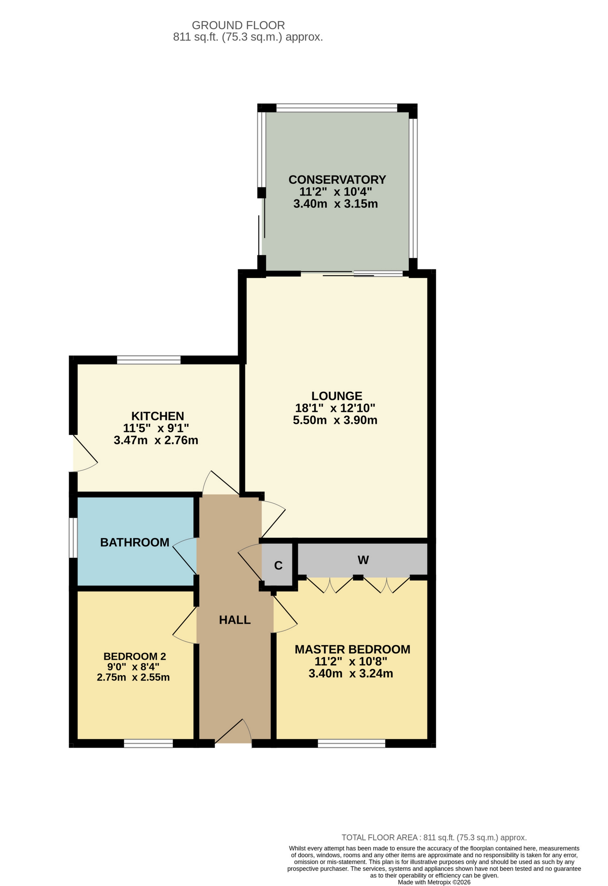 5, Westbourne Close, Somerset floorplan