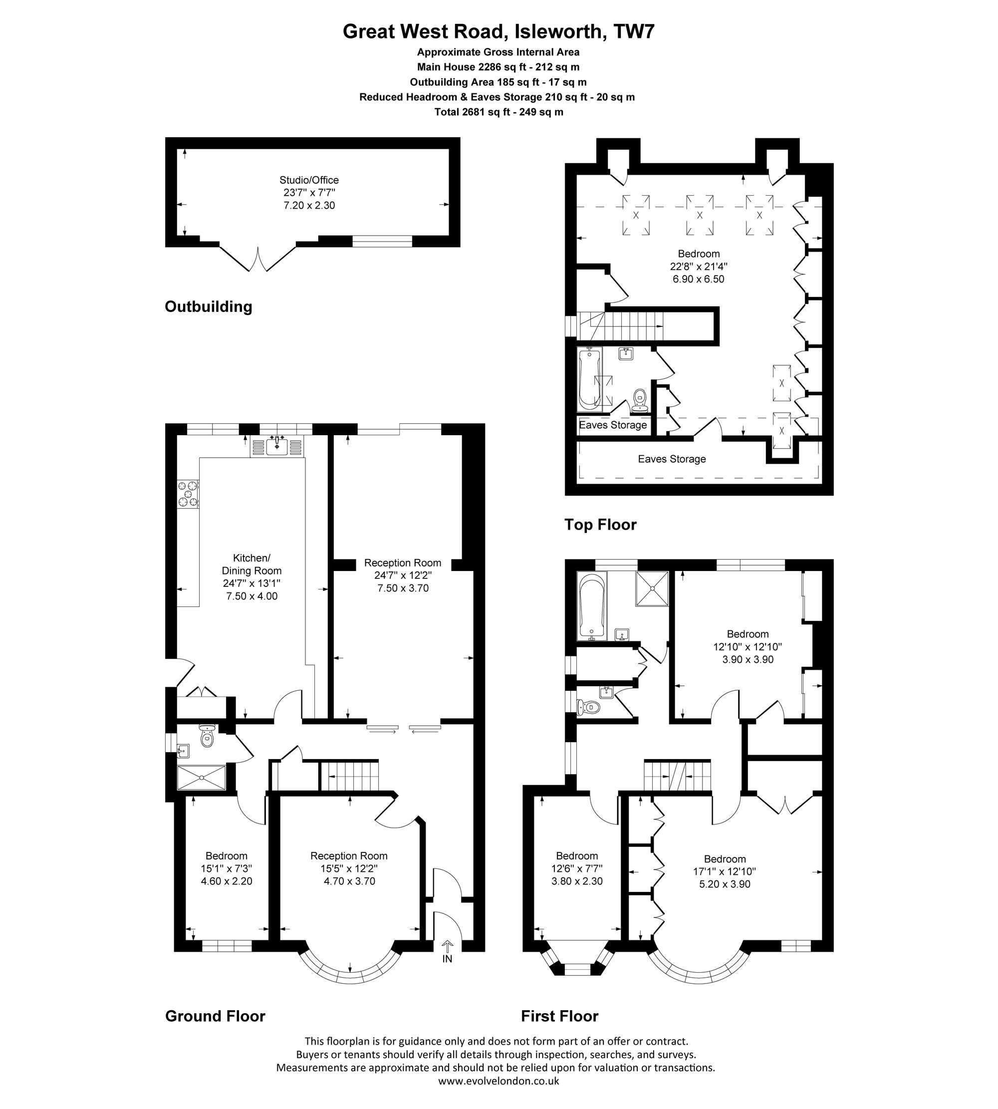 708 Great West Road, Isleworth floorplan