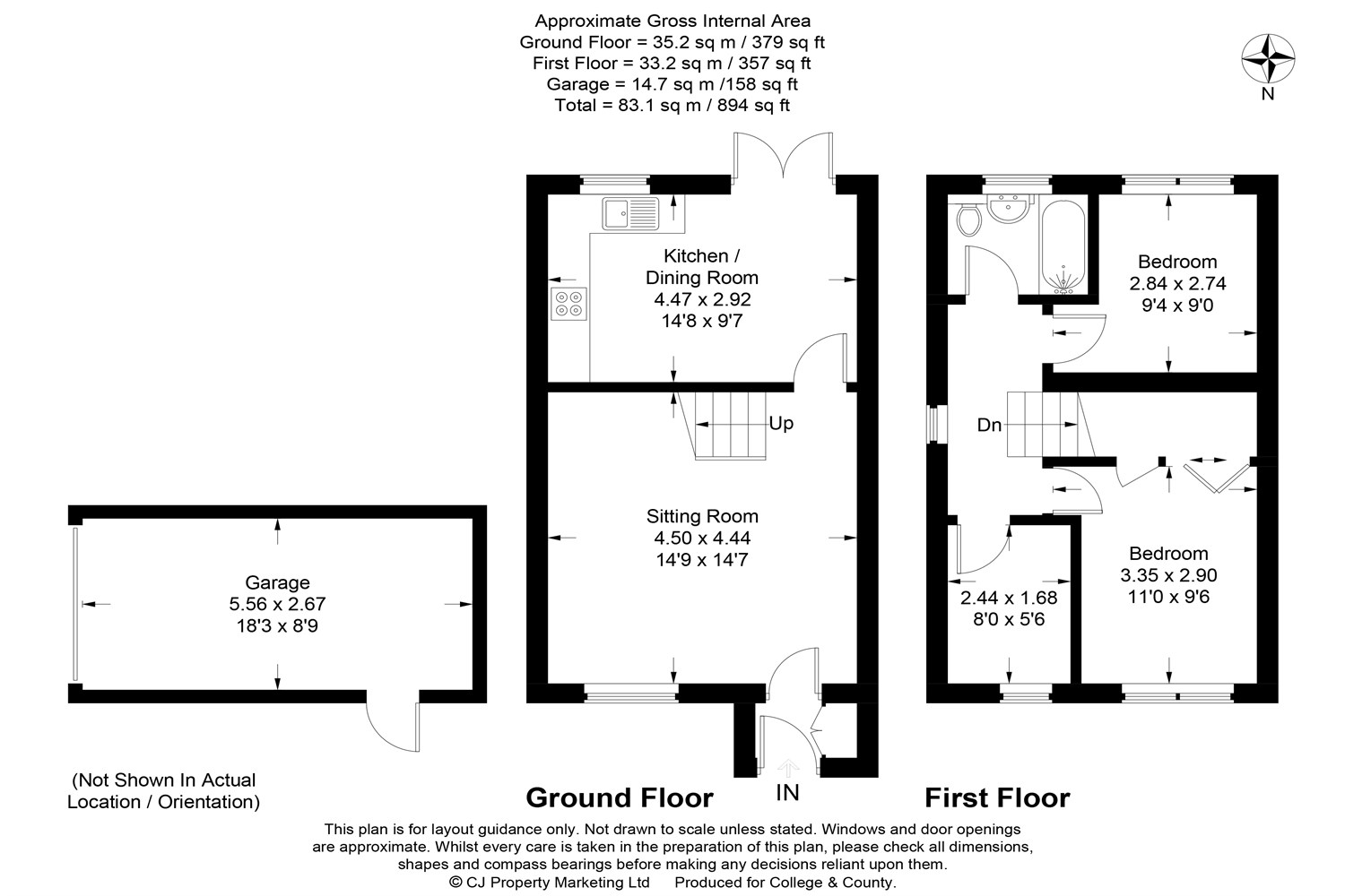 31, Hayes Close, Marston, Oxford floorplan