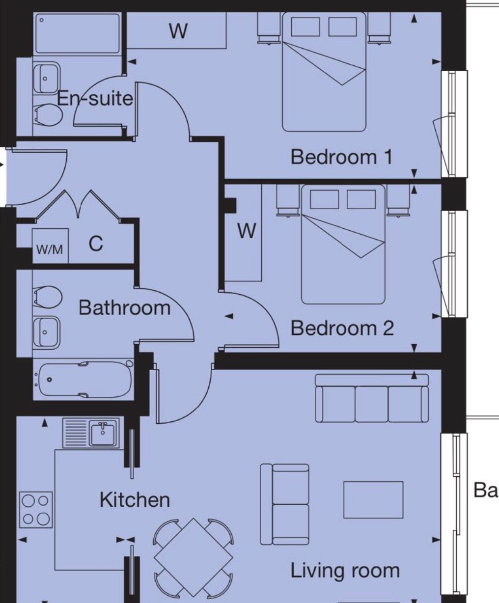 40, Kingsley Walk, Cambridge floorplan