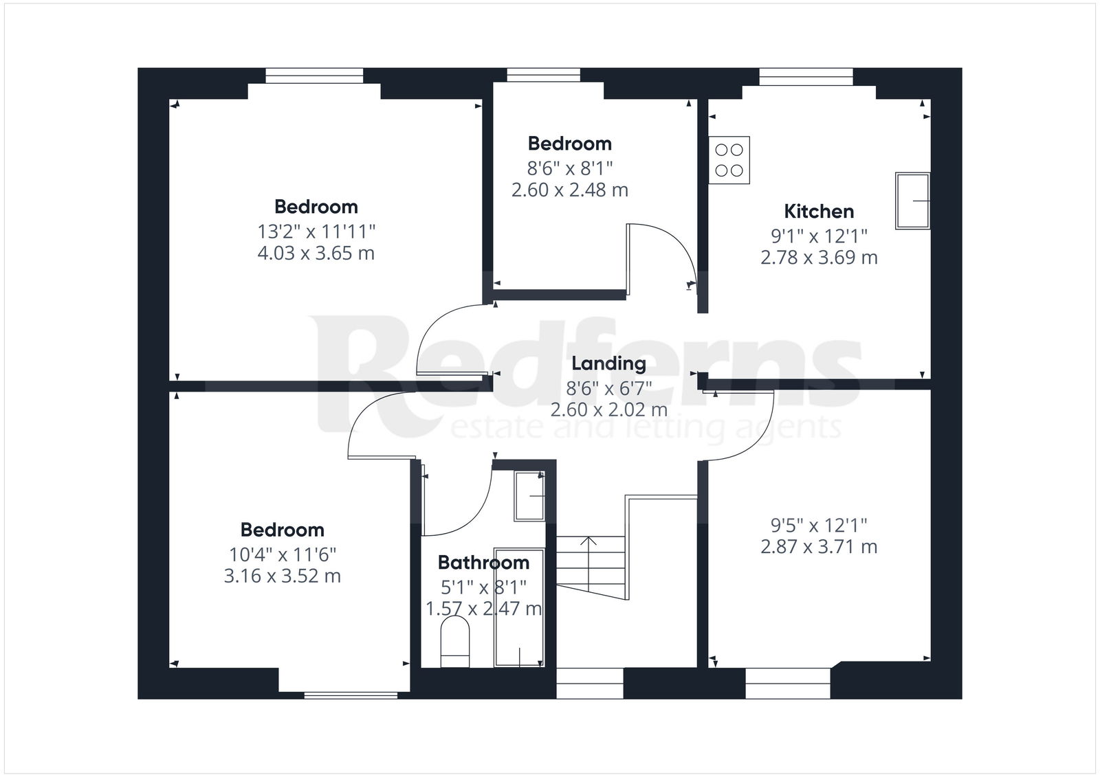Flat 5, Abbey House, Seaton floorplan