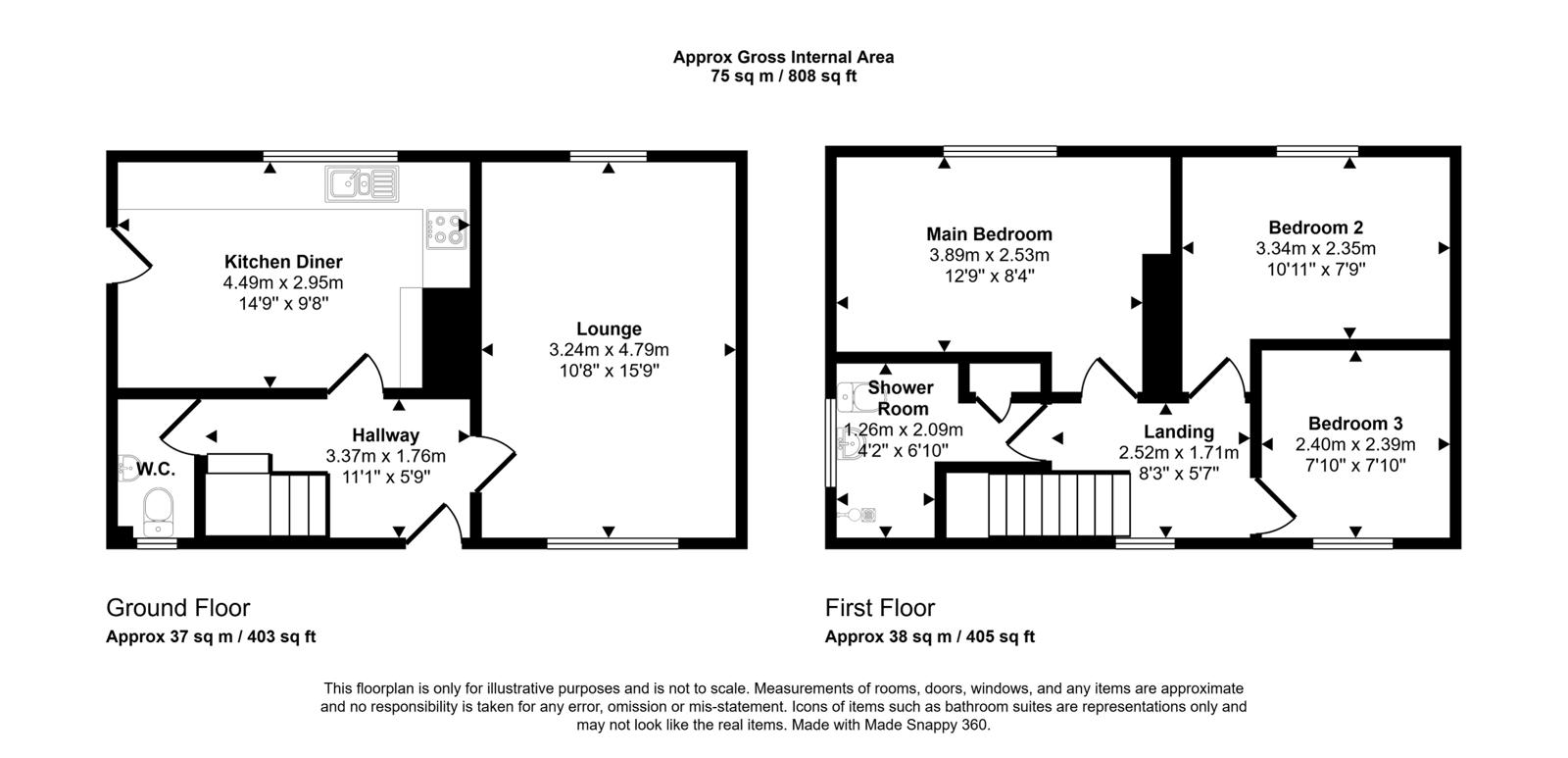 5 Cannock Road
Shareshill, 5 Cannock Road
Shareshill, Wolverhampton floorplan
