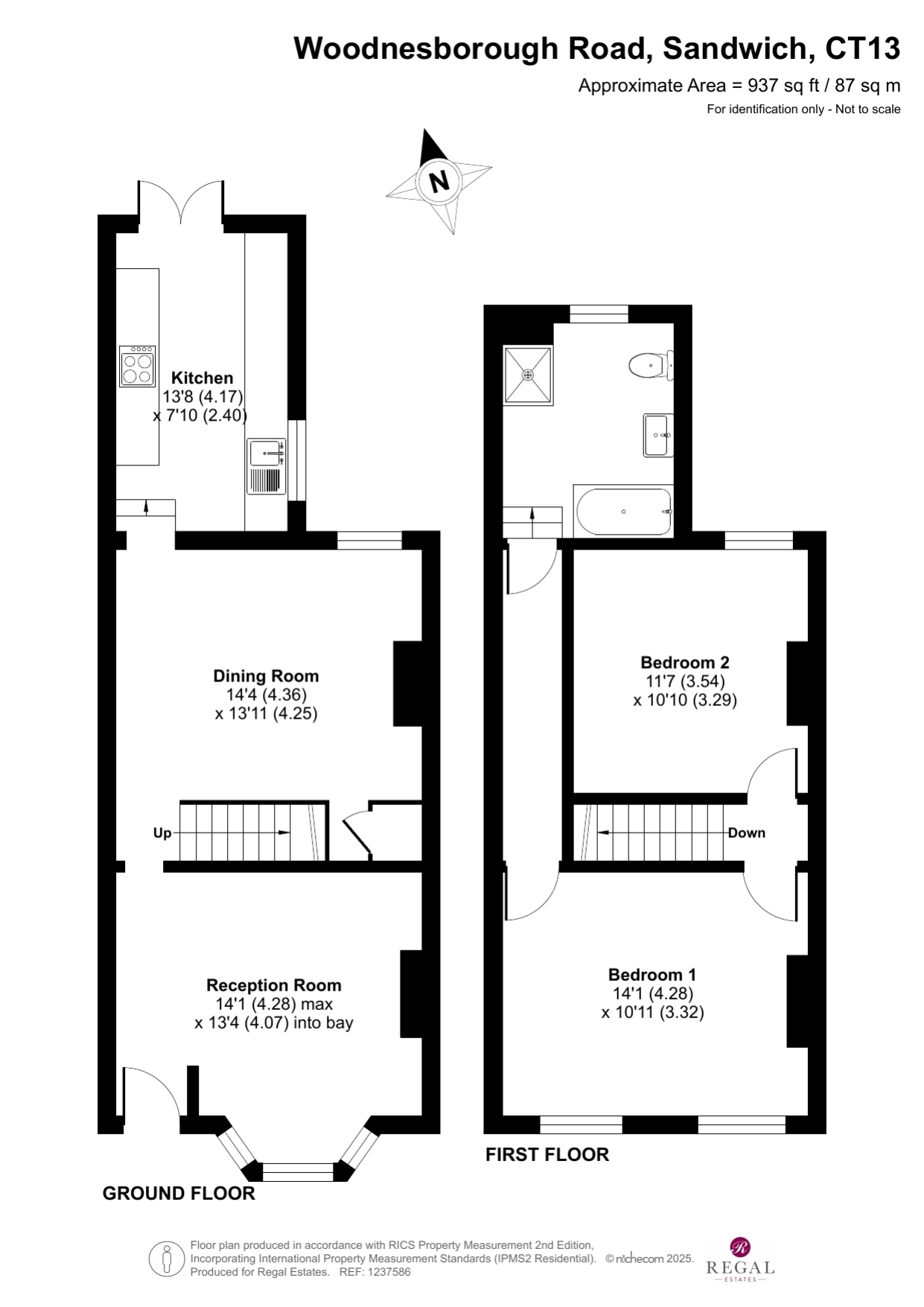 11 Woodnesborough Road, Sandwich floorplan