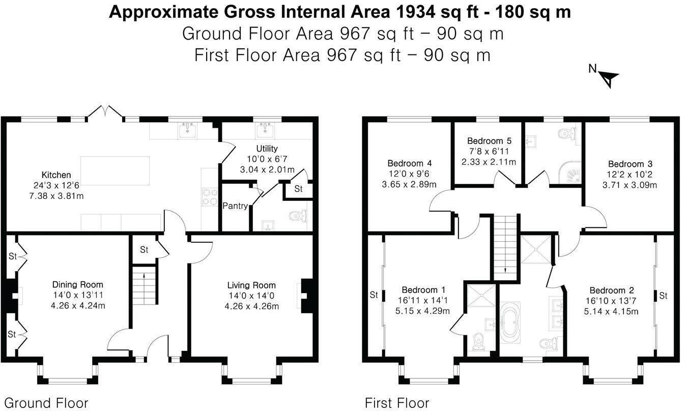 Cheston House, London Road, Great Chesterford floorplan