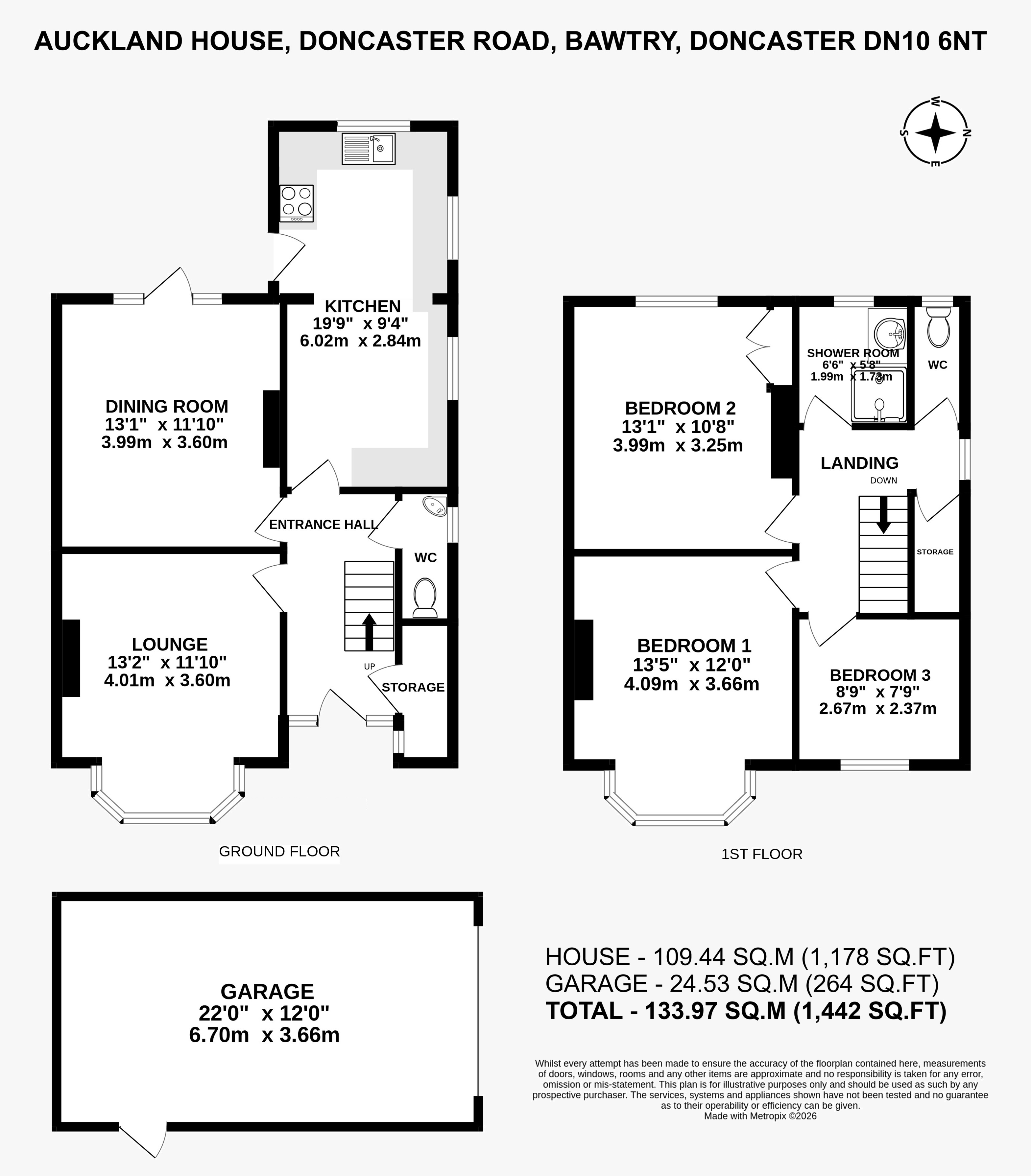 Auckland House, Doncaster Road, Doncaster floorplan