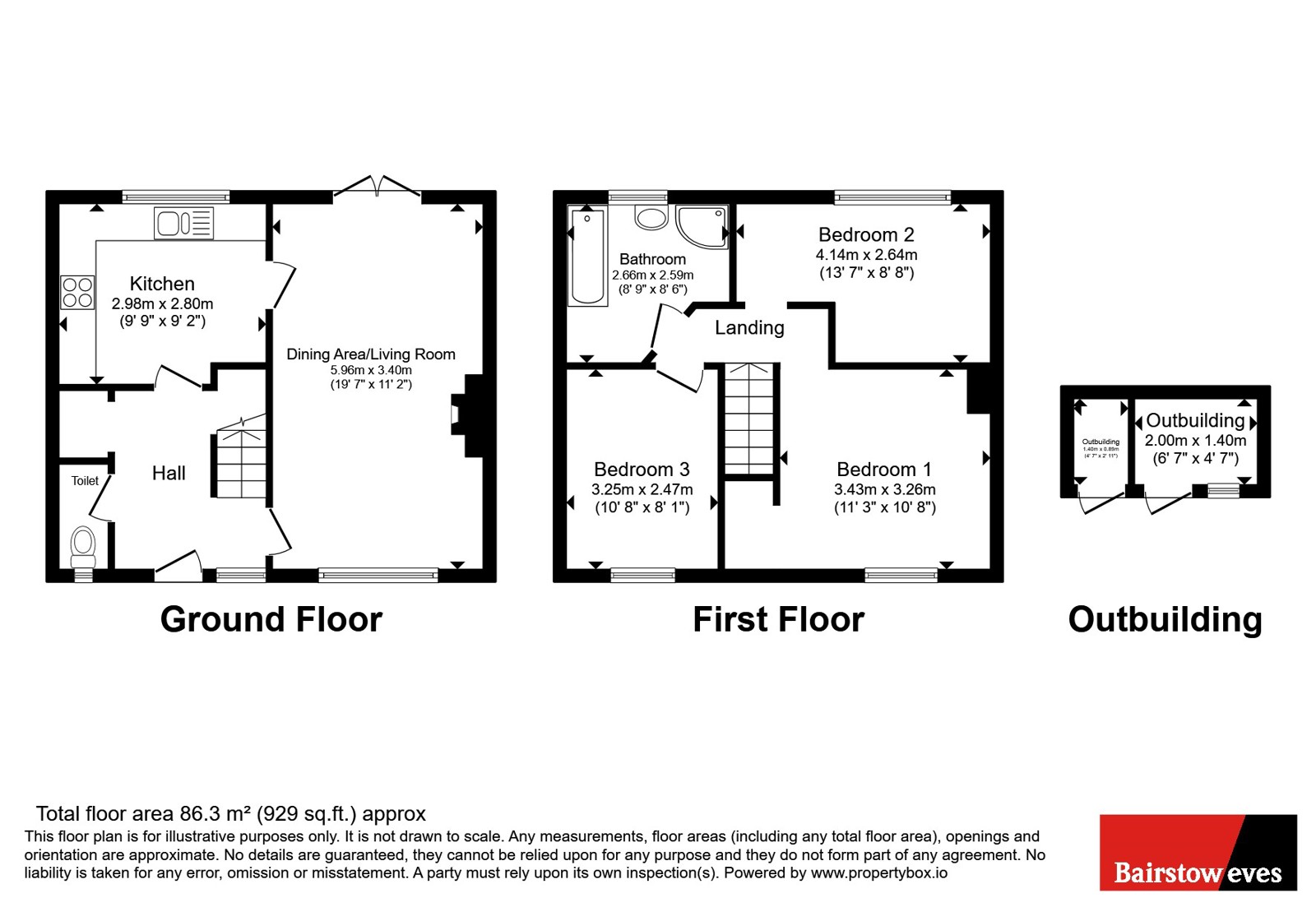 13, Haynes Close, Nottingham floorplan