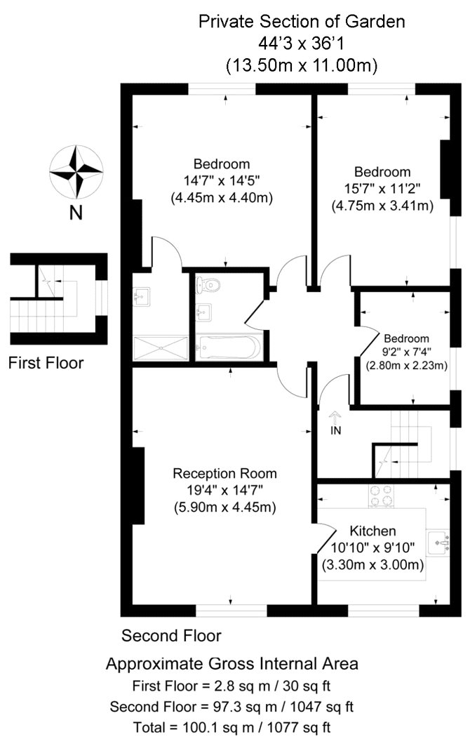 6A, Church Terrace, Lewisham floorplan