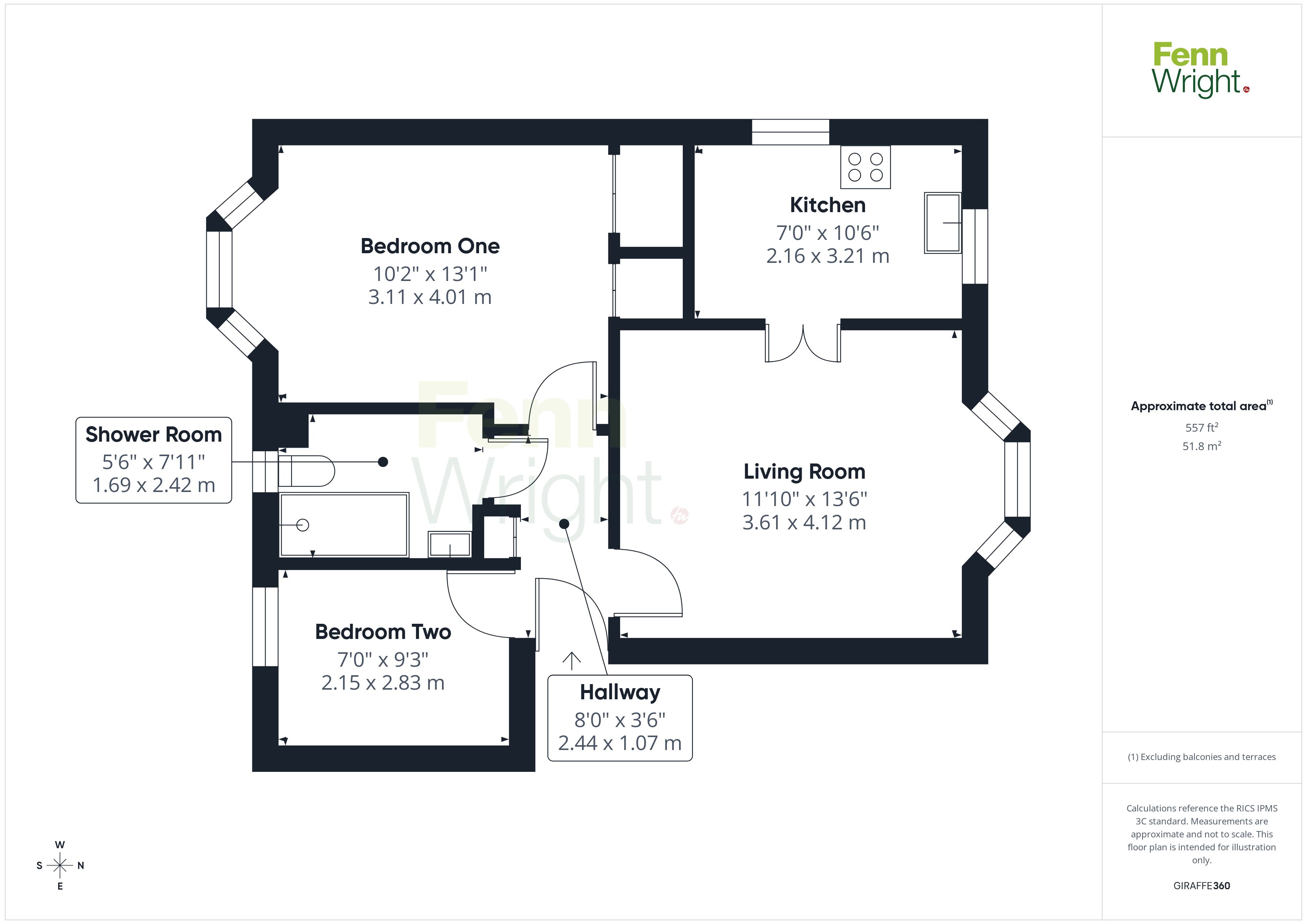 12, Swan Court, Manningtree floorplan