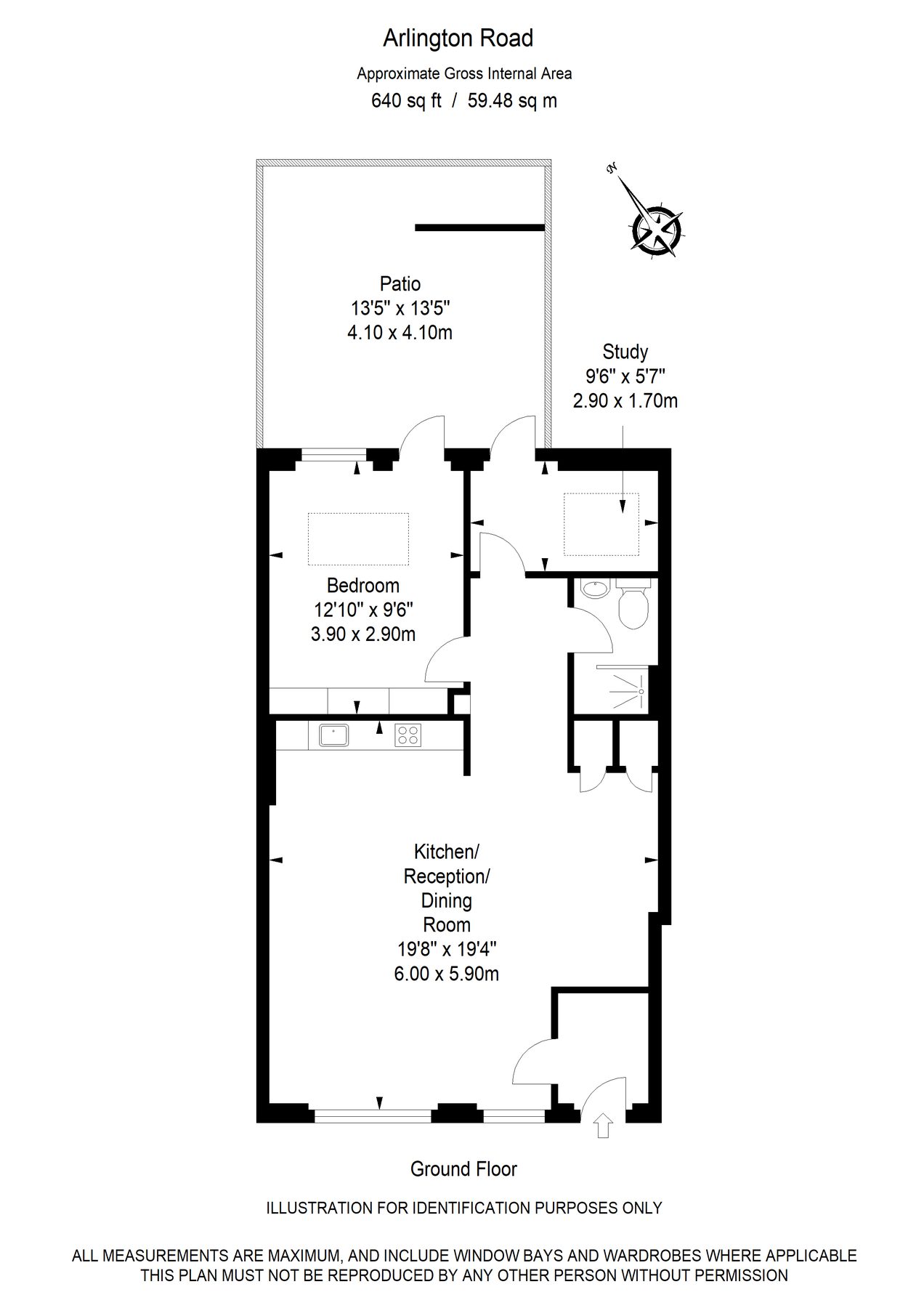 Apartment 6, 71-77, Arlington Road, London floorplan