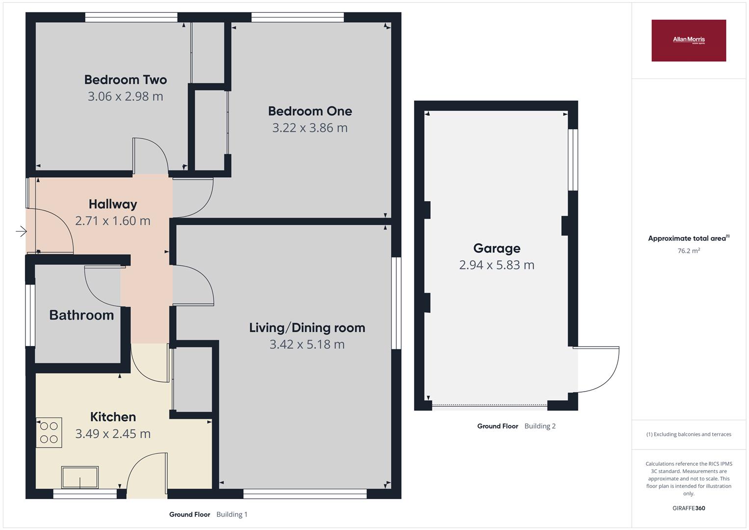 64, The Beeches, Upton-Upon-Severn floorplan