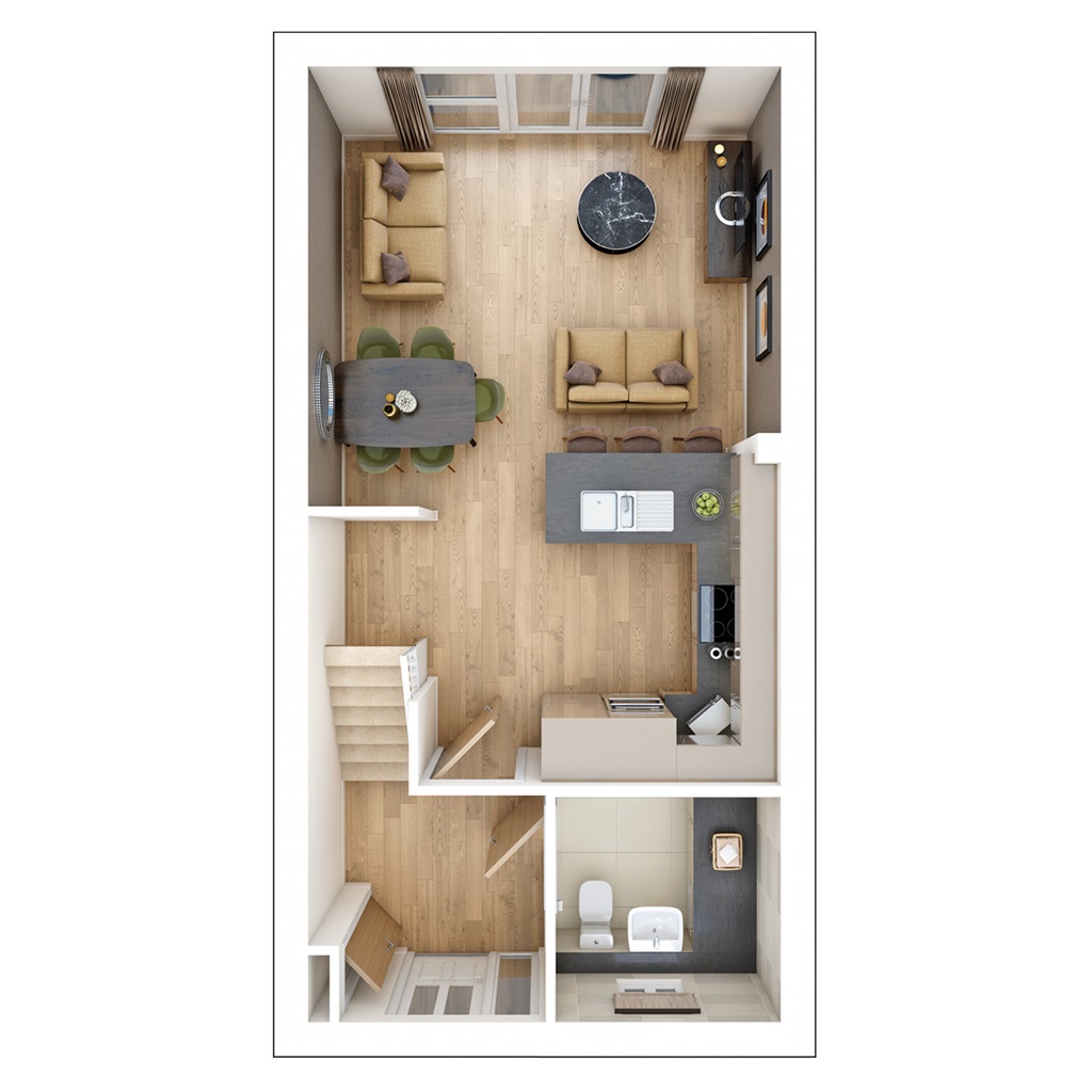 The Harrton - Plot 122, Bovingdon Grange Meadows, Meadow Drive, Green Lane, Bovingdon floorplan
