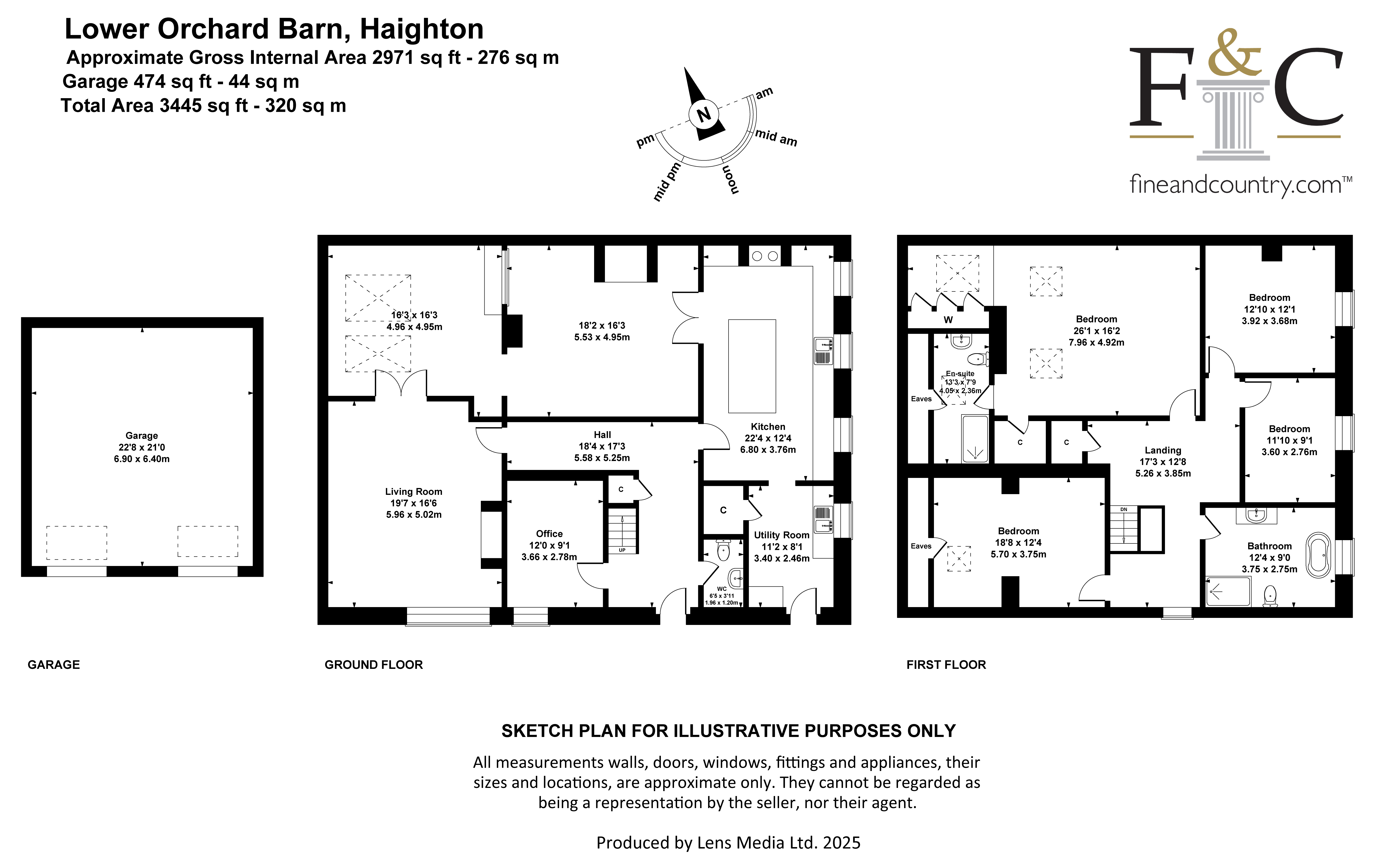 Lower Orchard Barn,, Brabiner Lane, Haighton floorplan