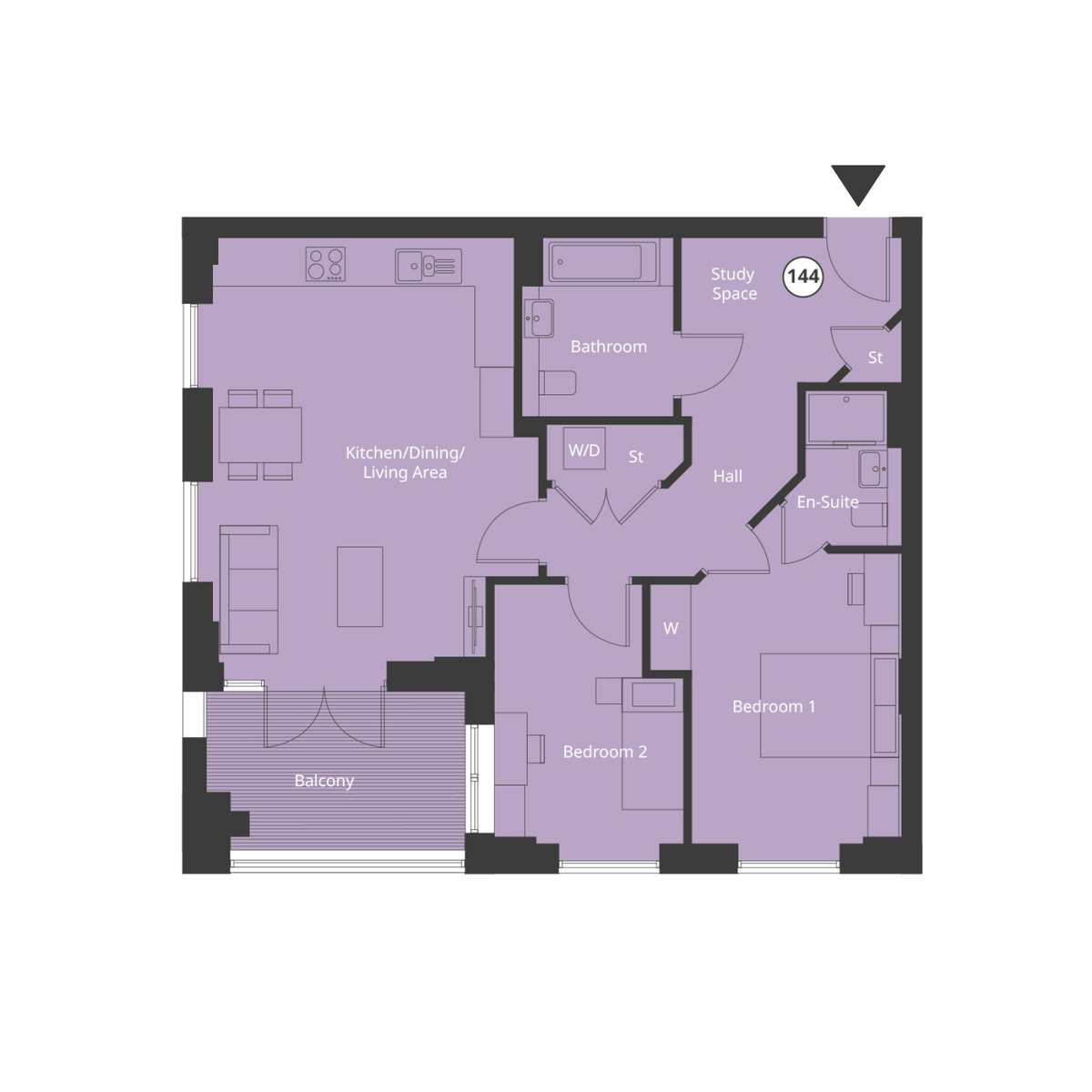 Bendon Valley, Garratt Lane, London floorplan