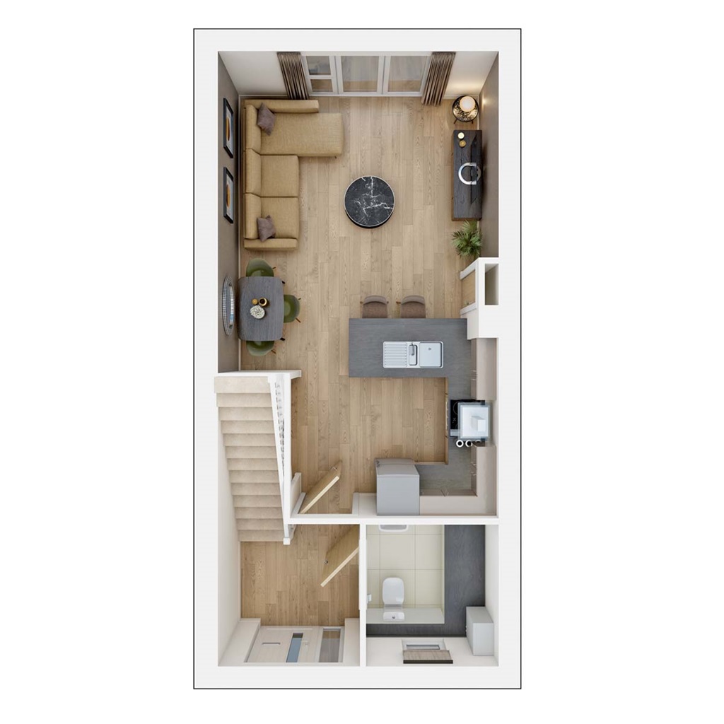The Beaford - Plot 12, Ufton Court, Minterne Avenue, Borden, Sittingbourne floorplan