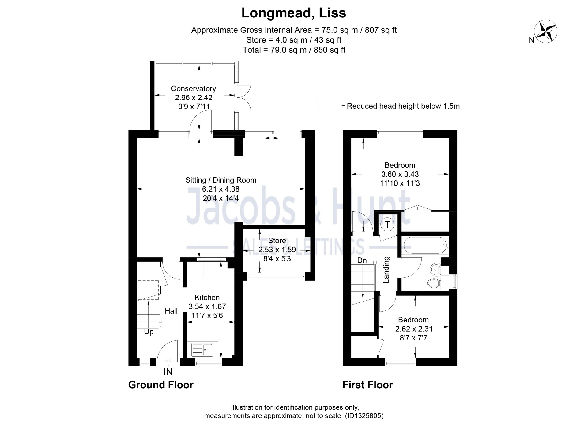 20, Longmead, Liss floorplan