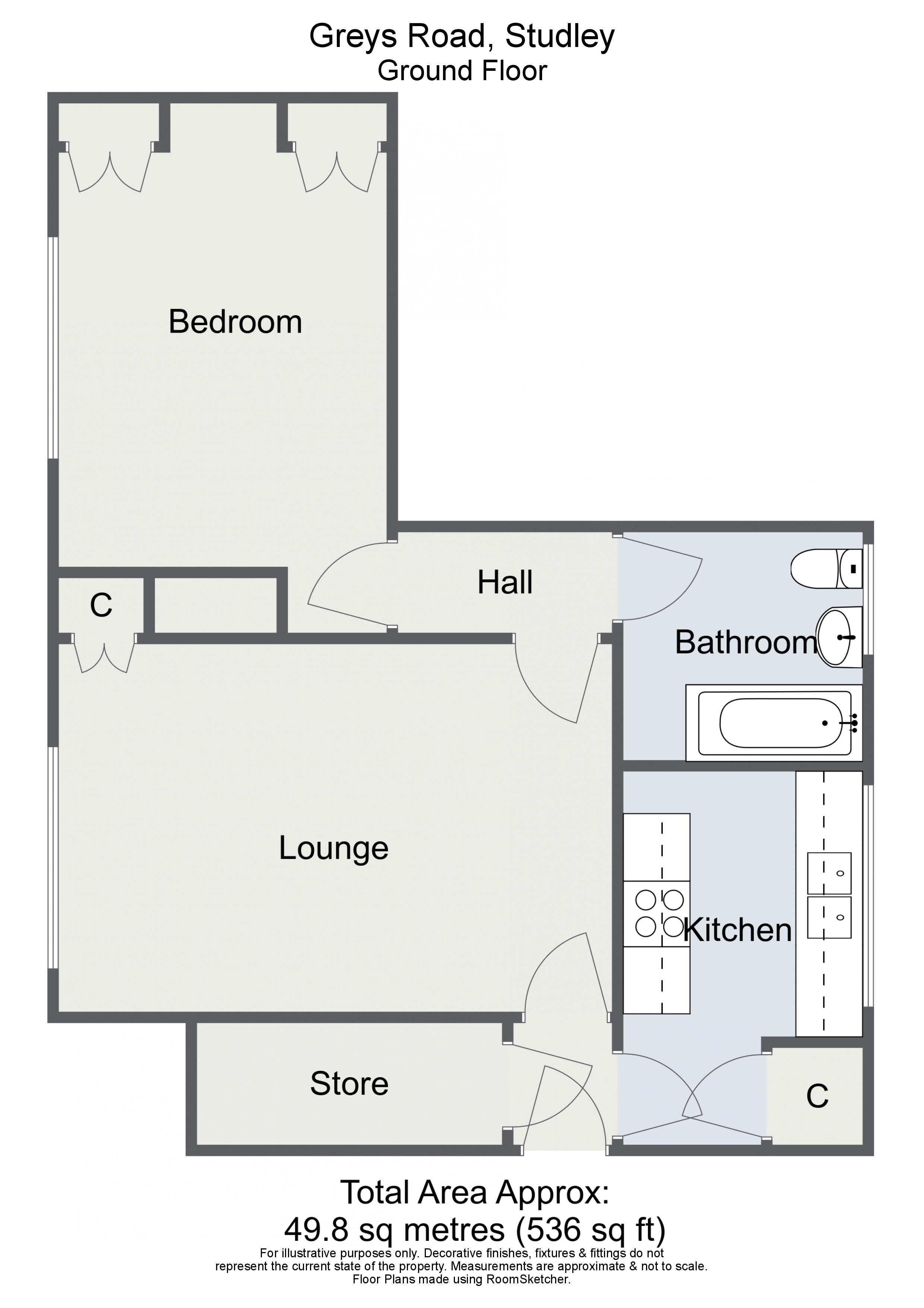 1 Bedrooms Maisonette to rent in Greys Road, Studley B80