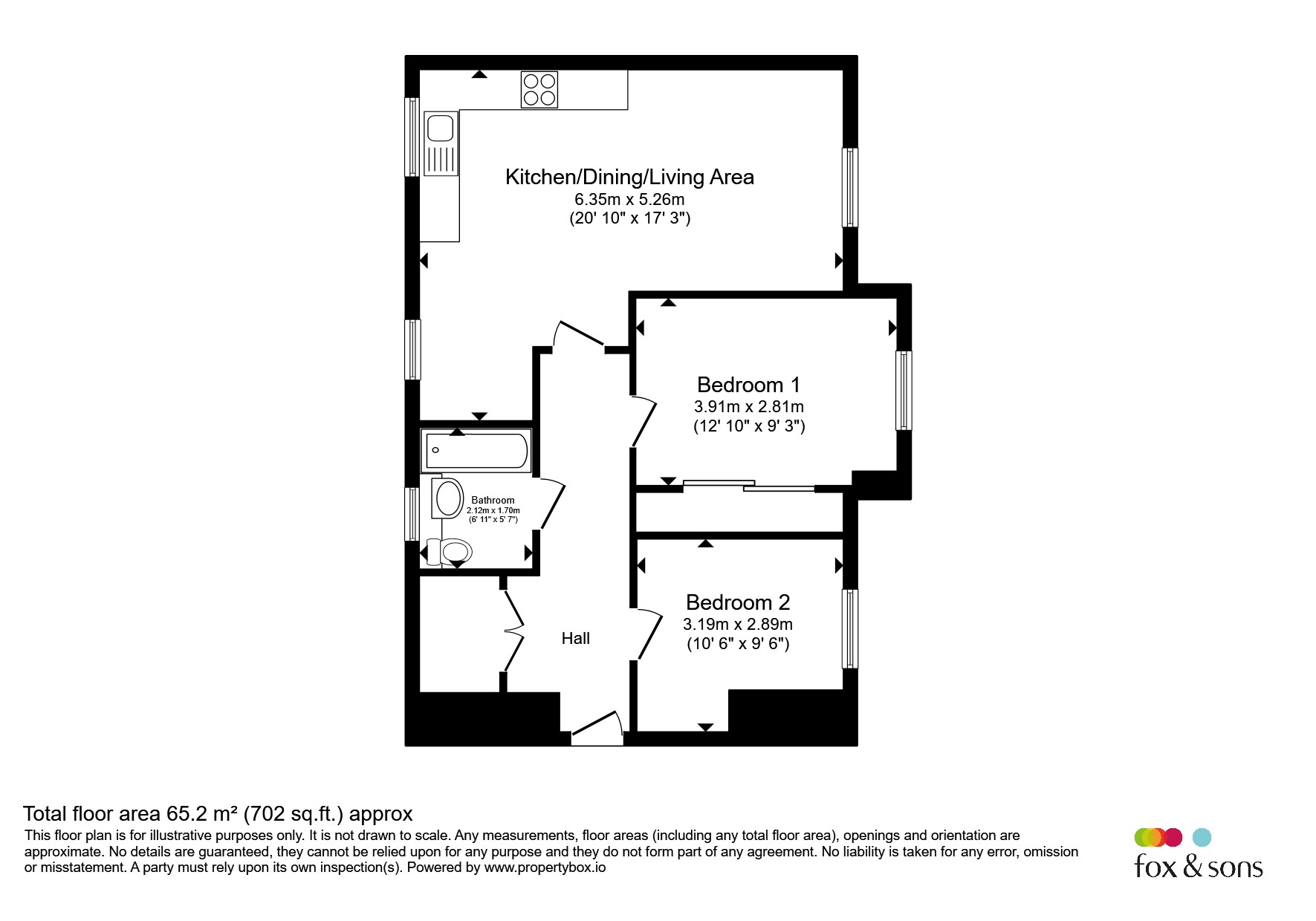 11, Crocus House, Daffodil Crescent, Crawley floorplan