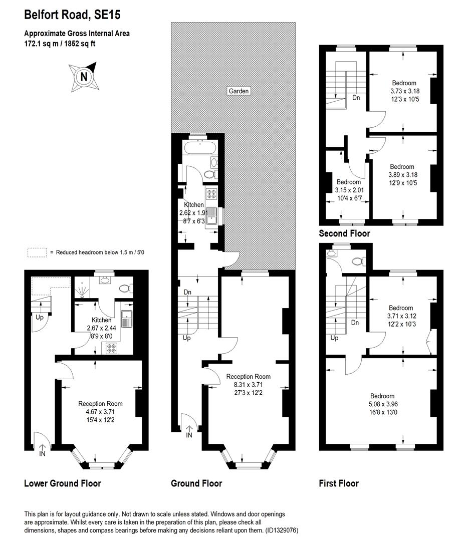 20, Belfort Road, London floorplan