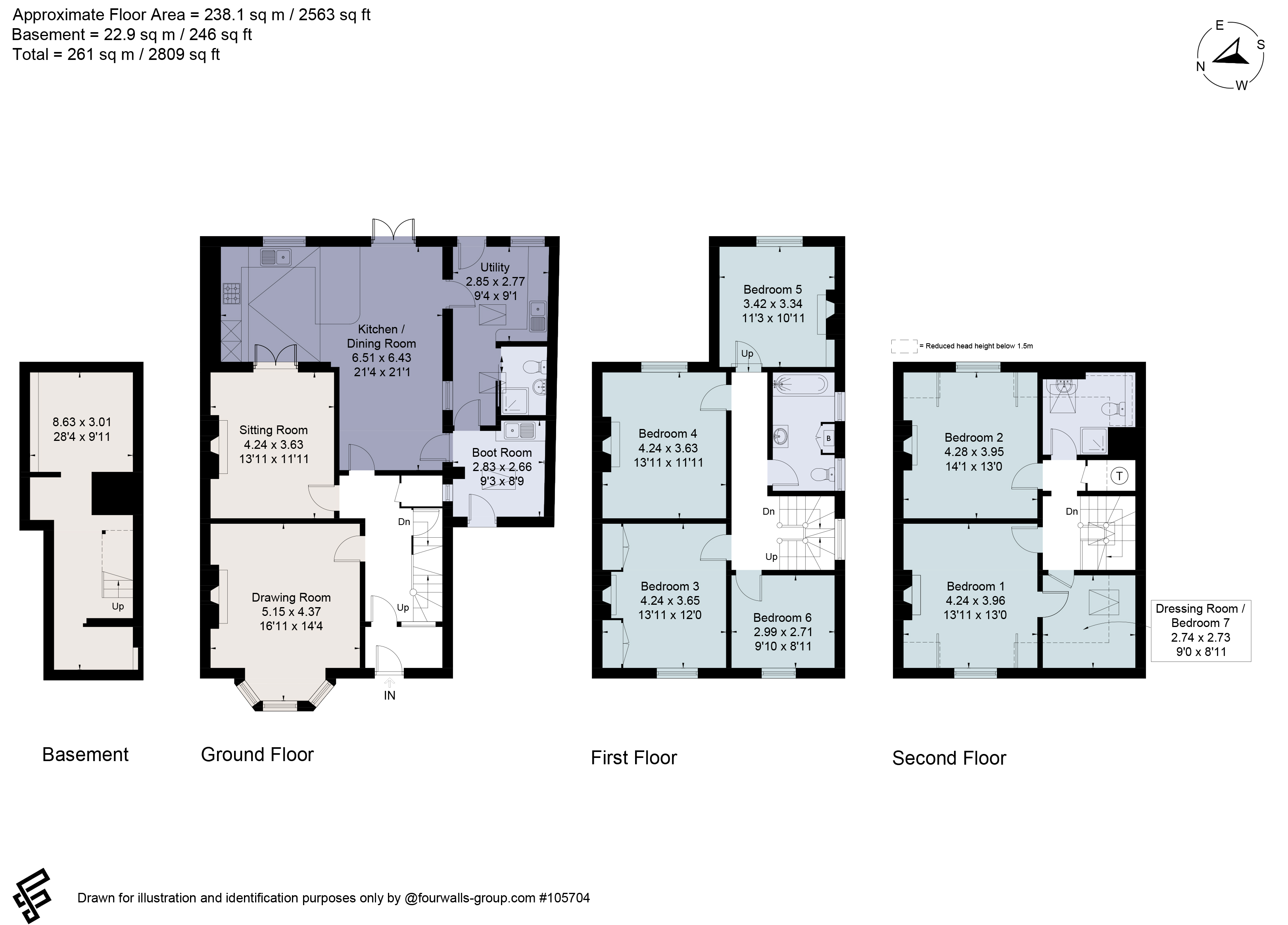 23, Christchurch Road, Hampshire floorplan