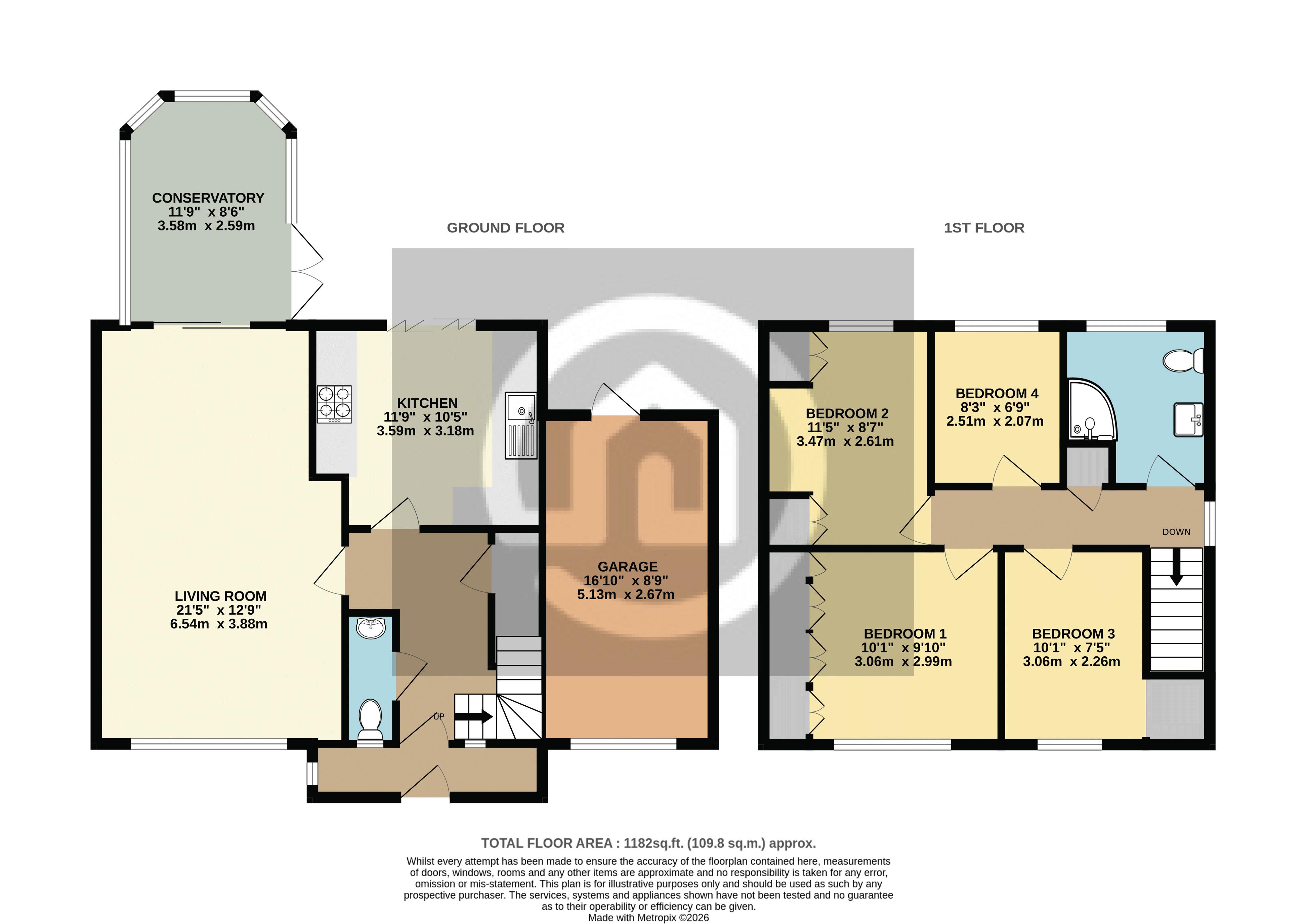 40, Marlborough Park, Bedford floorplan