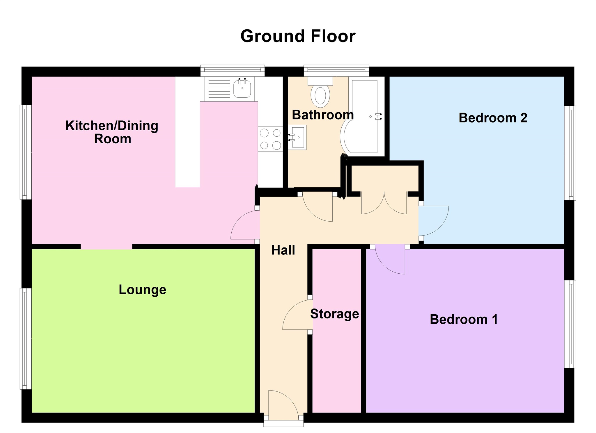 2 Bedrooms Flat for sale in Llanishen Court, Llanishen, Cardiff CF14