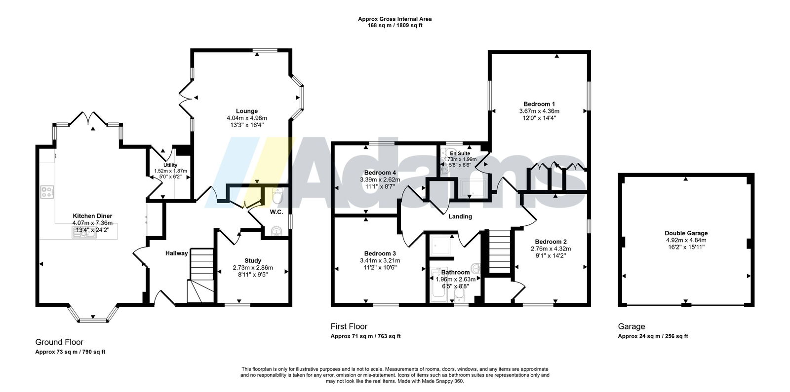 133, Walsingham Drive, Runcorn floorplan