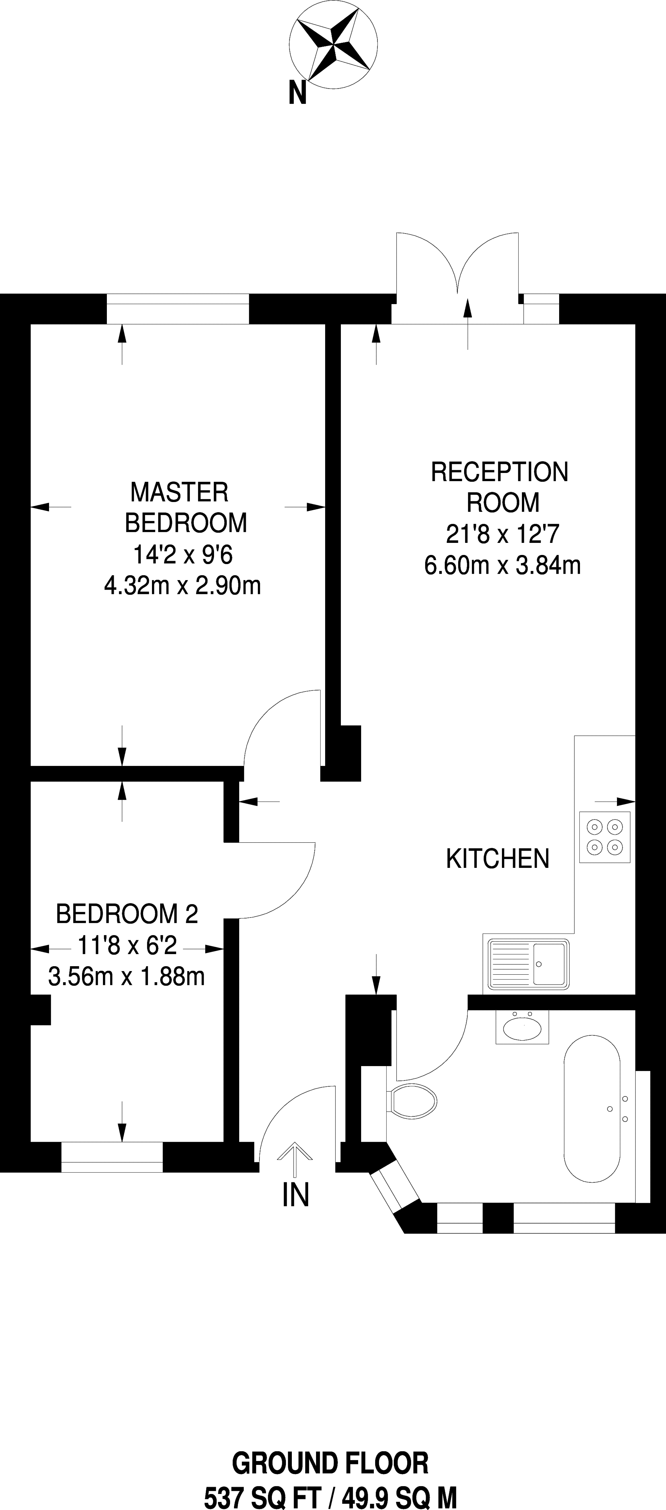 2 Bedrooms Flat for sale in Shepherds Bush Road, Hammersmith W6