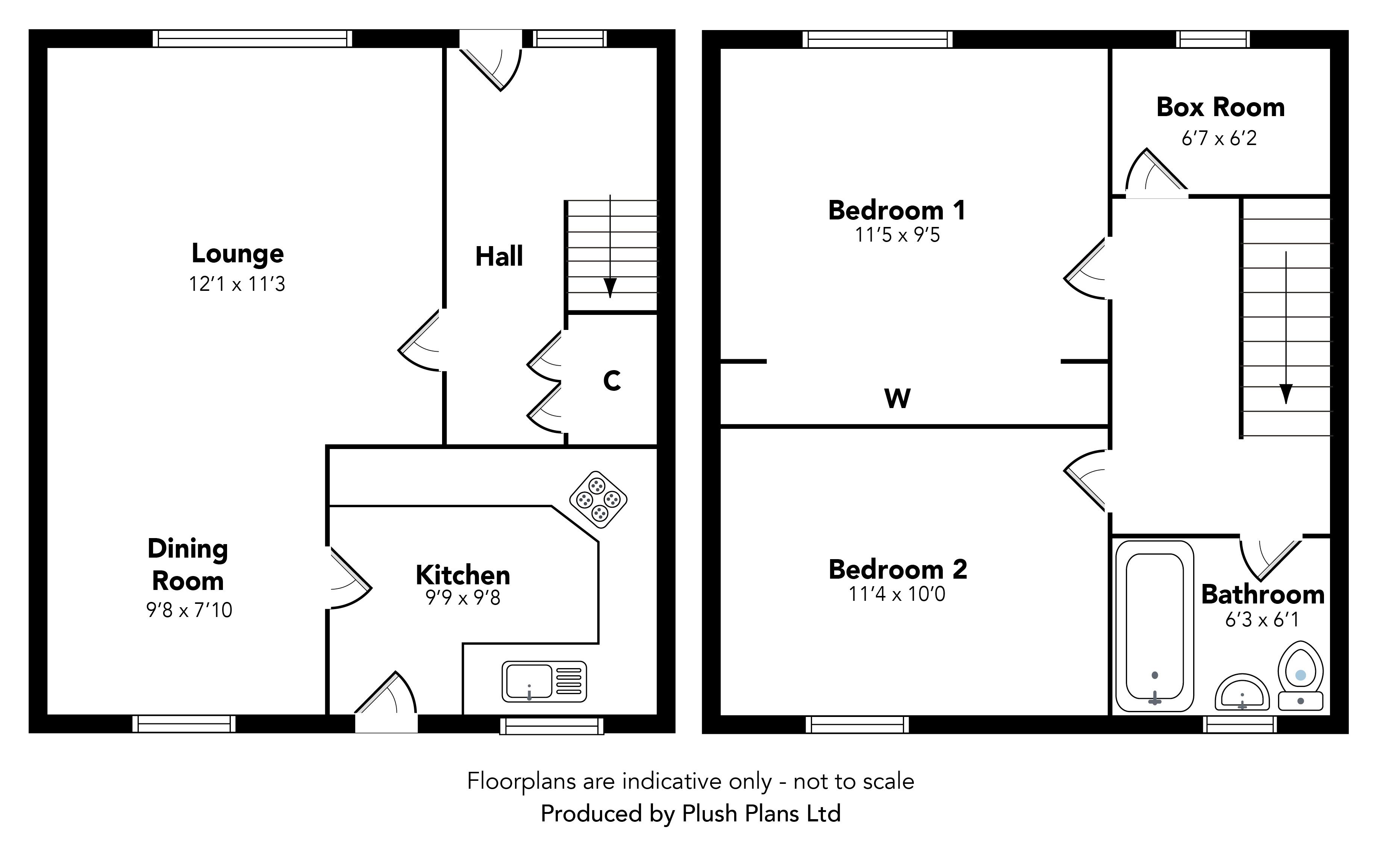 2 Bedrooms Terraced house for sale in 14 Conval Way, Paisley PA3