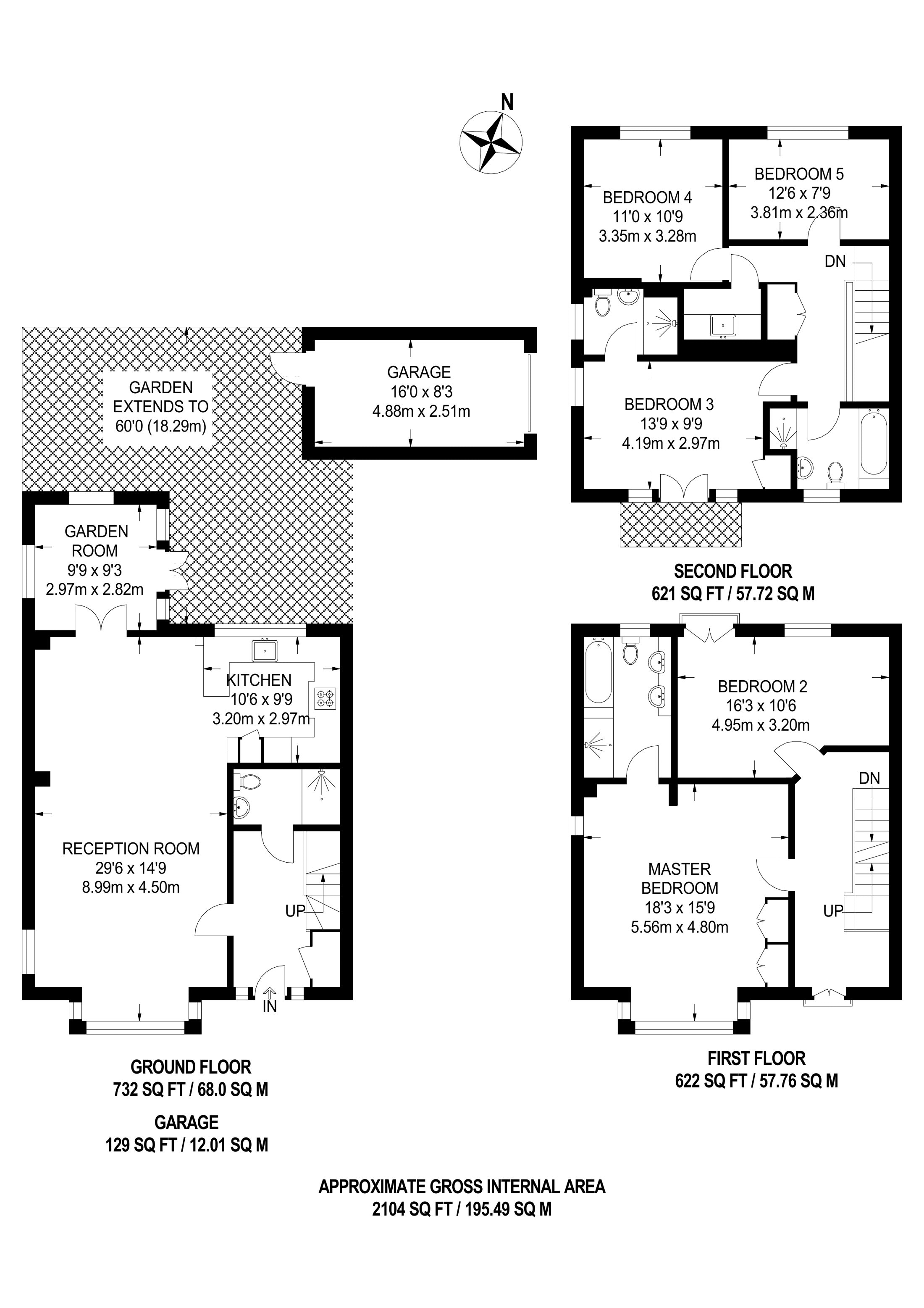 5 Bedrooms Semi-detached house to rent in Railton Road, Queen Elizabeth Park GU2