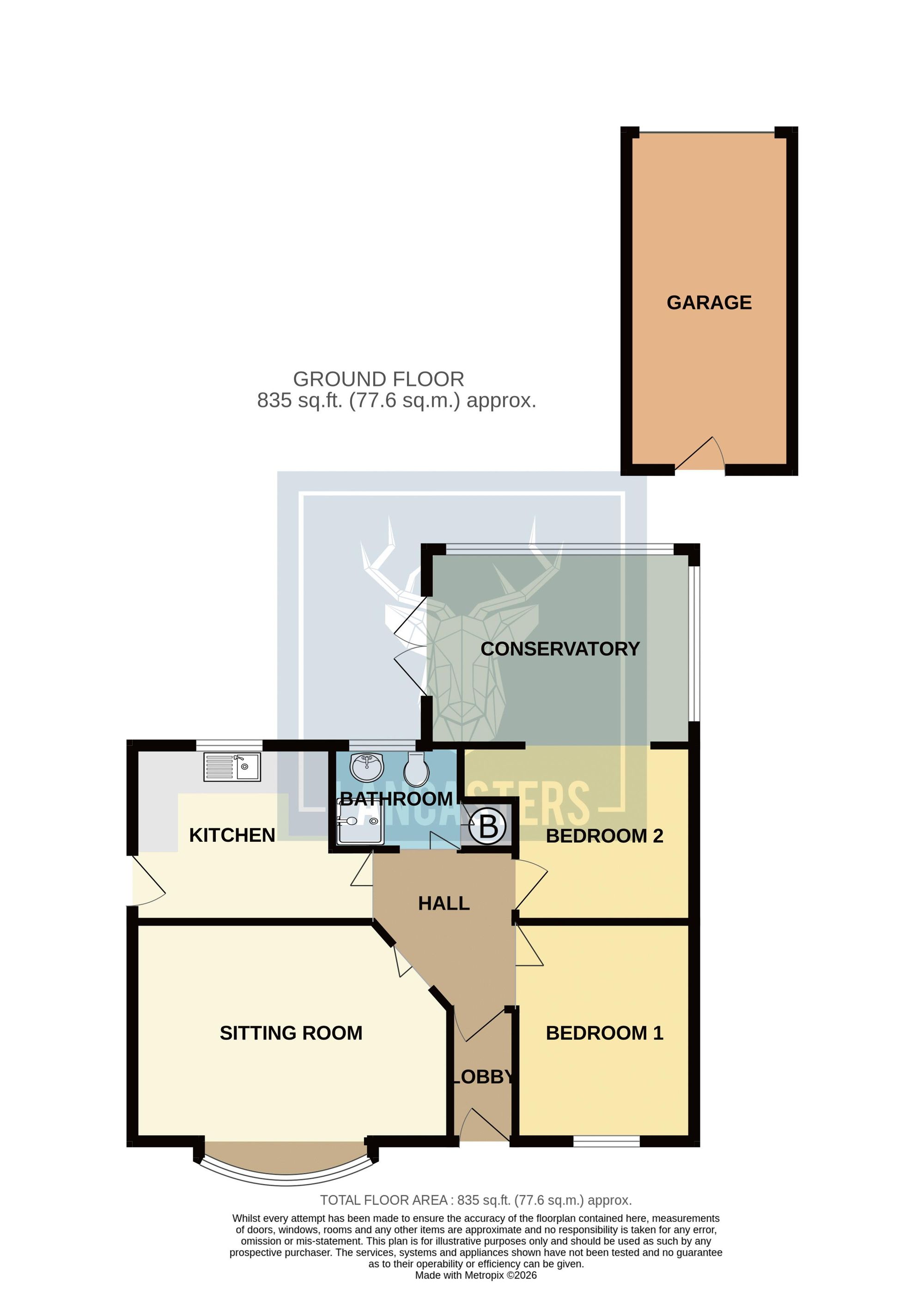 26a Trelawny Way, Bembridge floorplan
