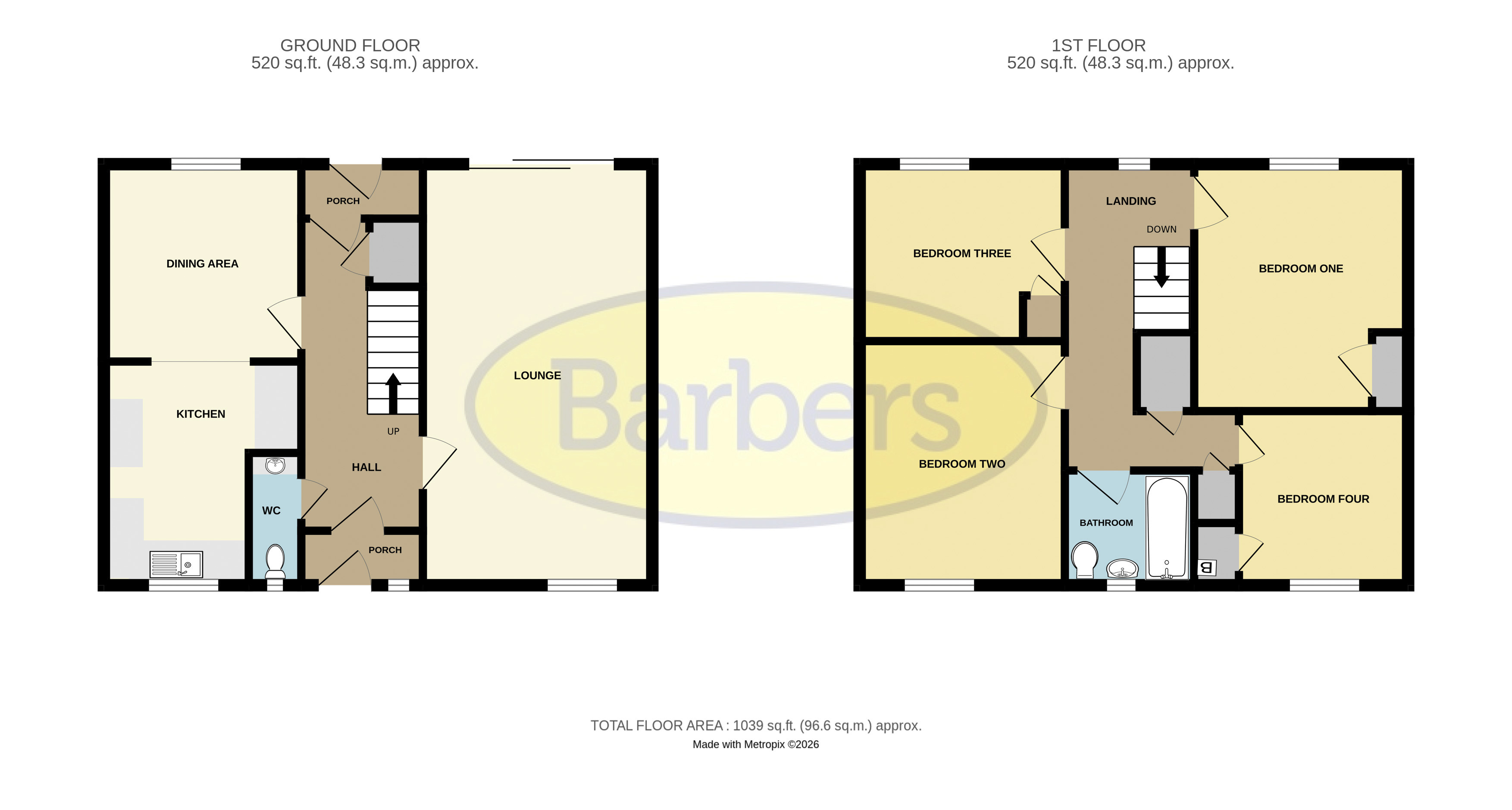 26, Brindleyford, Telford floorplan
